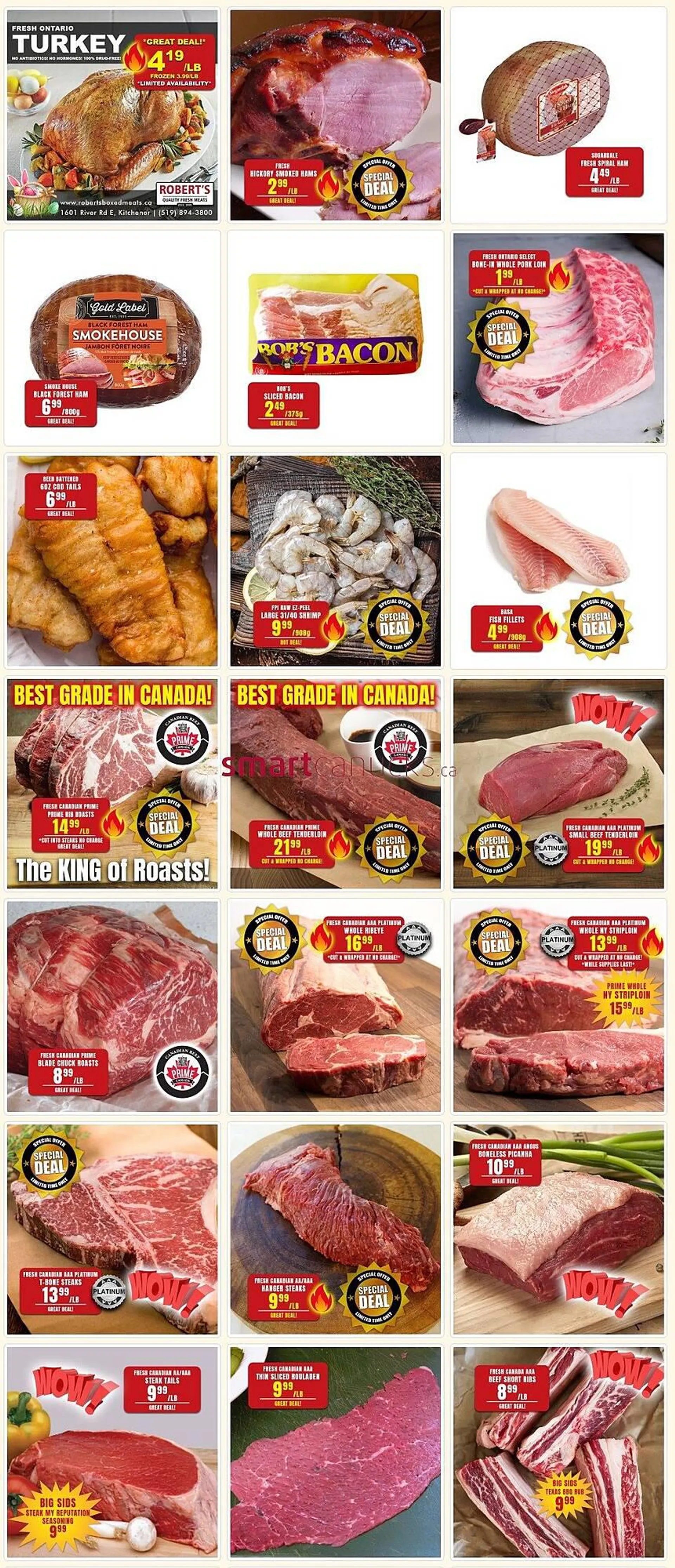 Roberts Fresh and Boxed Meats flyer from March 27 to April 2 2024 - flyer page 