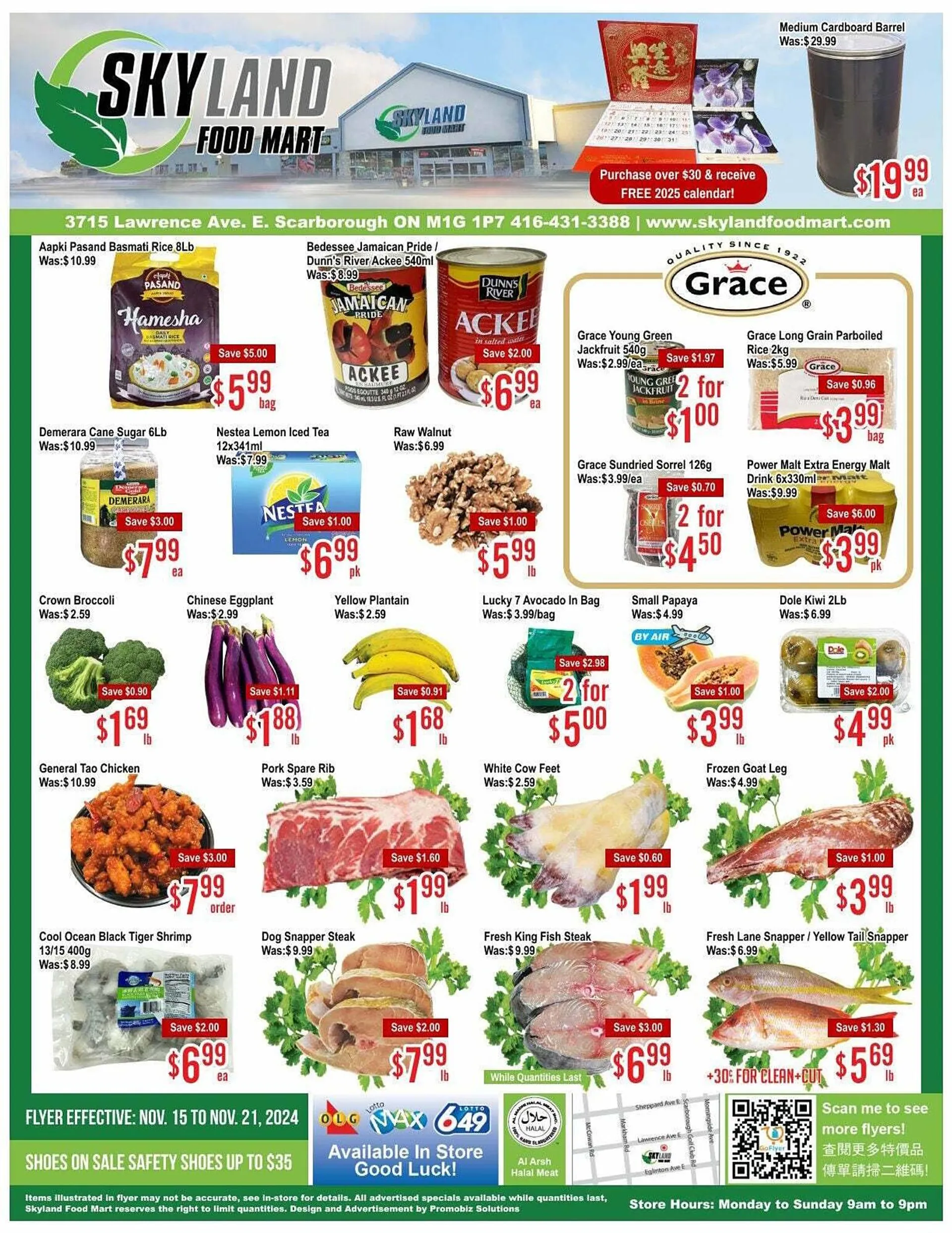 Skyland Foodmart flyer - 1