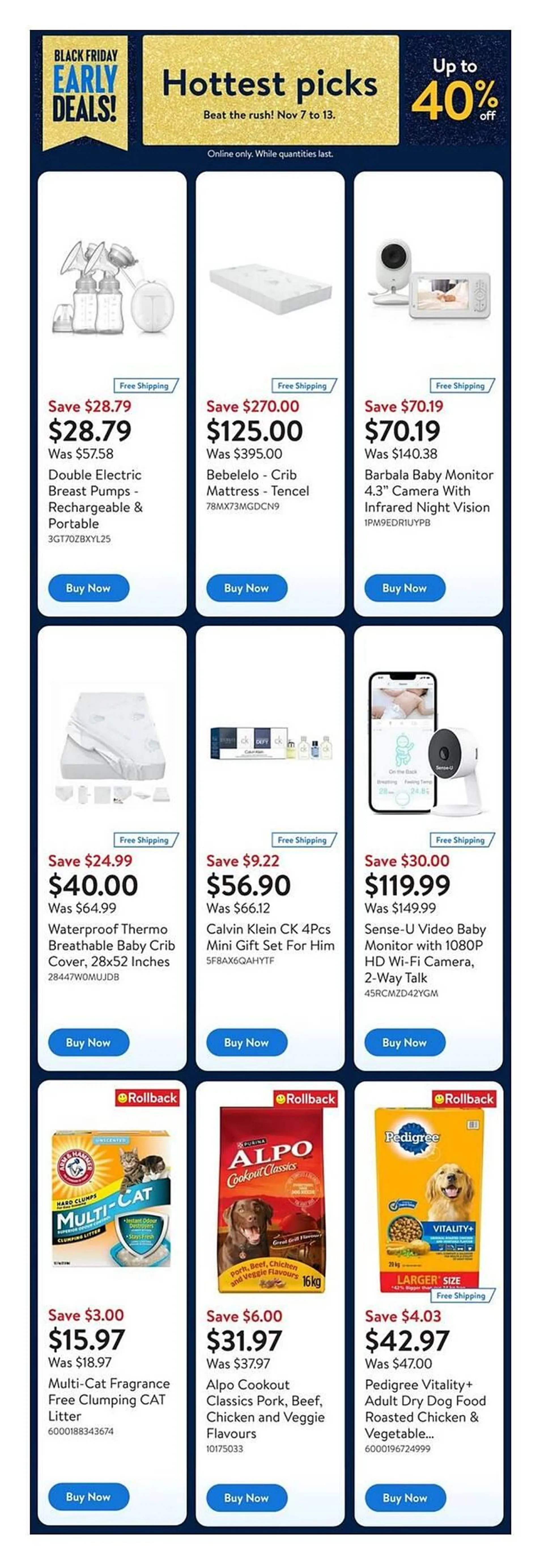 Walmart flyer from November 7 to November 13 2024 - flyer page 12