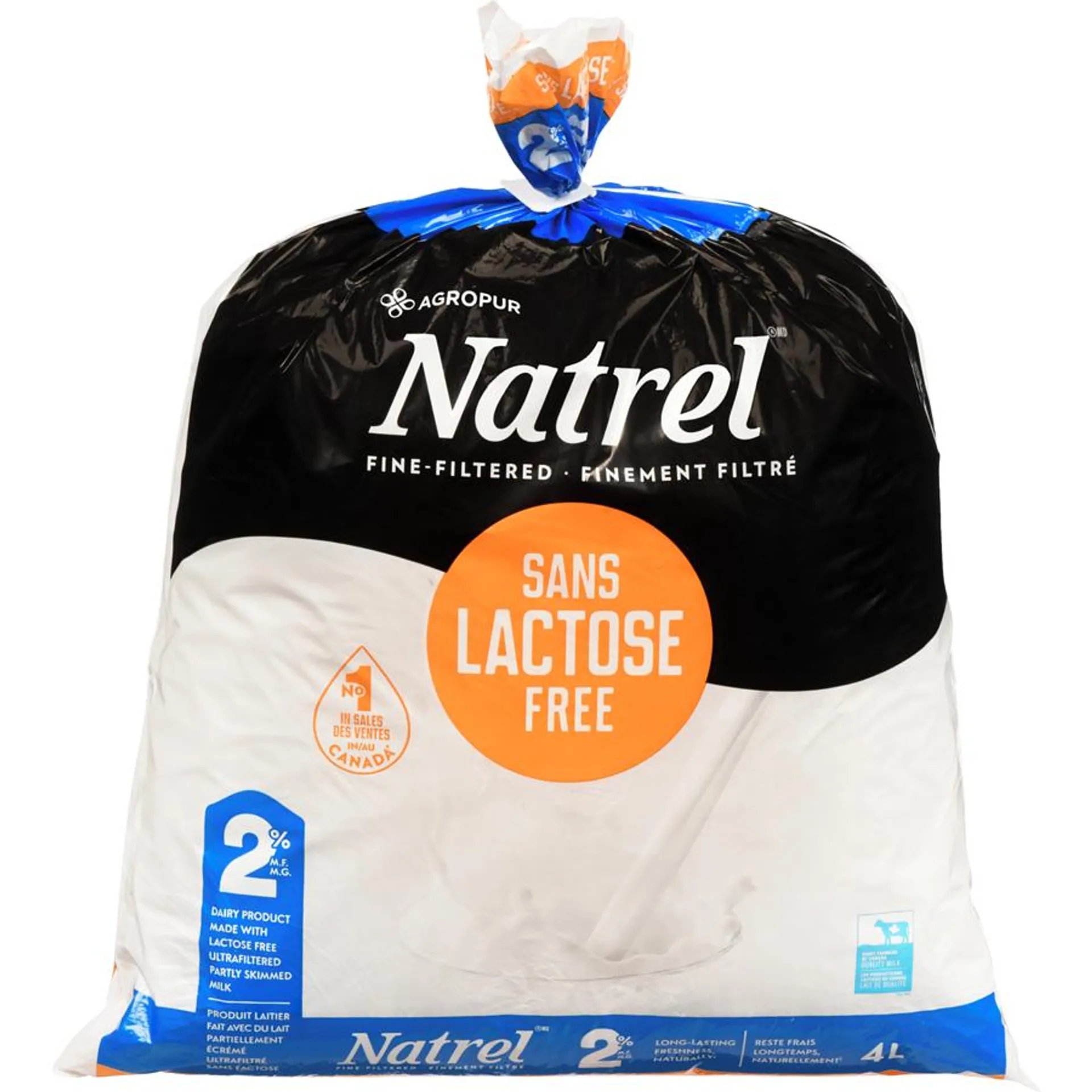 Produit laitier sans lactose 2 %