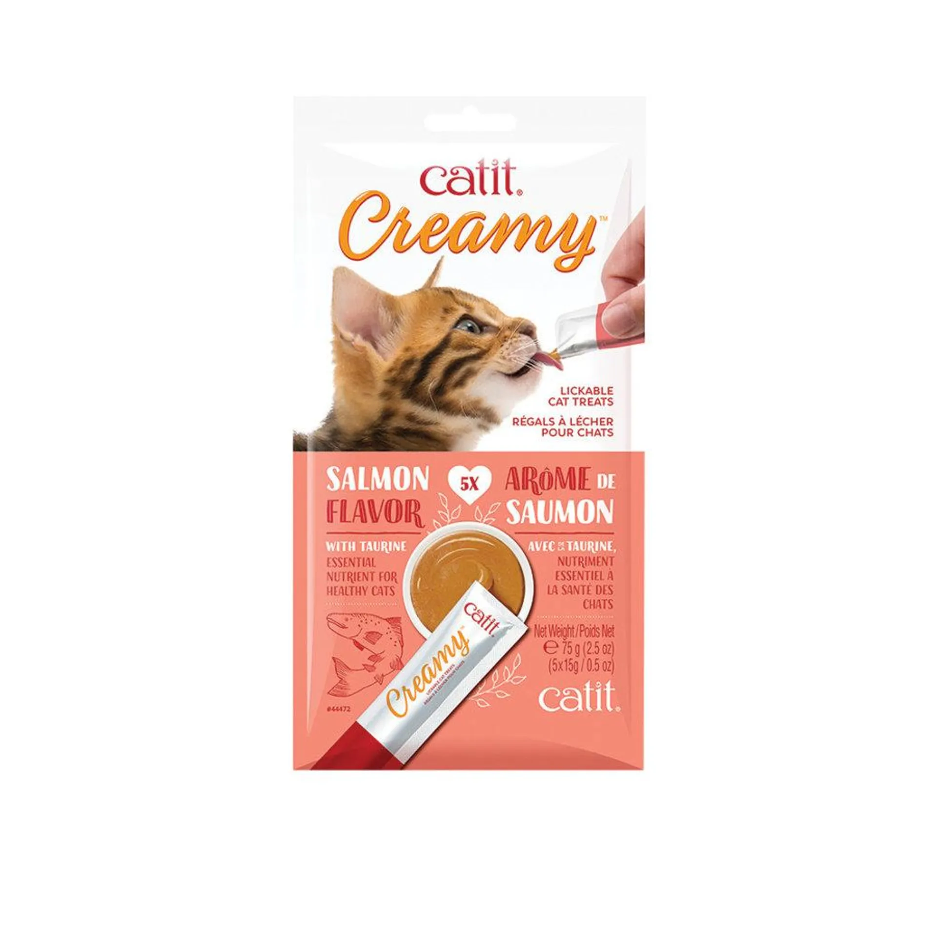 Catit, Creamy Treats - Salmon - 15 g - 5 pk