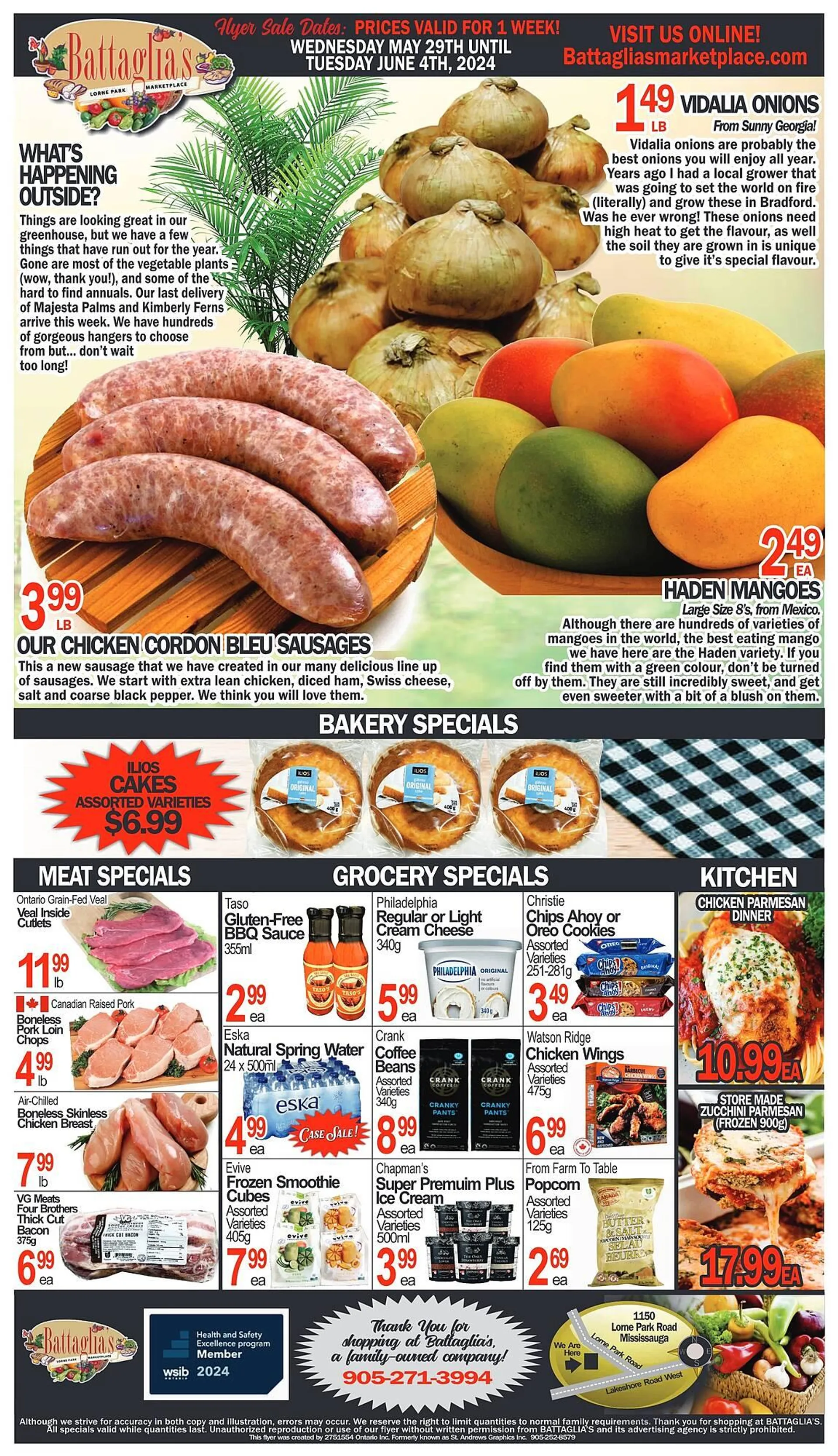 Battaglia's Marketplace flyer from May 29 to June 4 2024 - flyer page 1