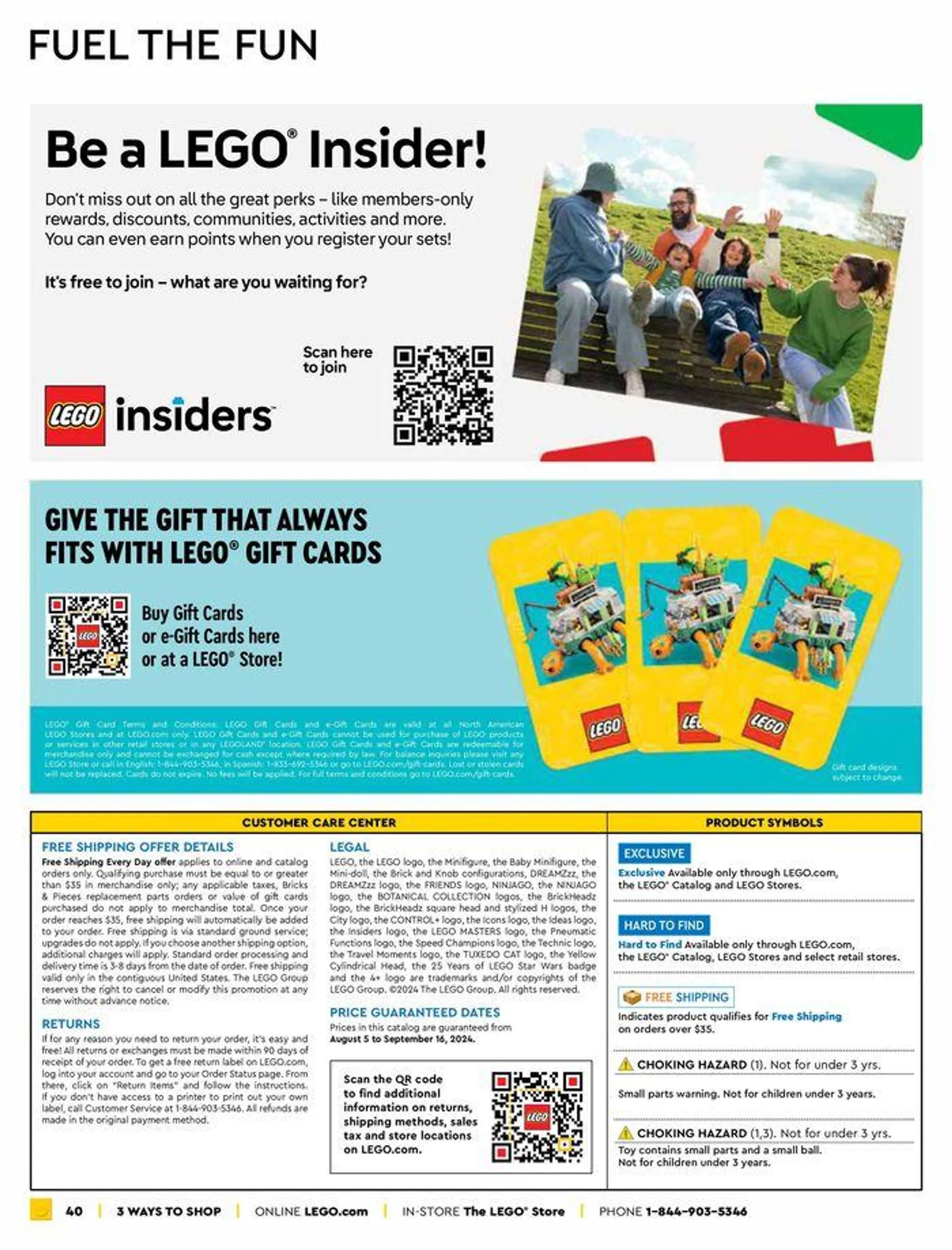 Lego Fall 2024 from September 2 to November 30 2024 - flyer page 40