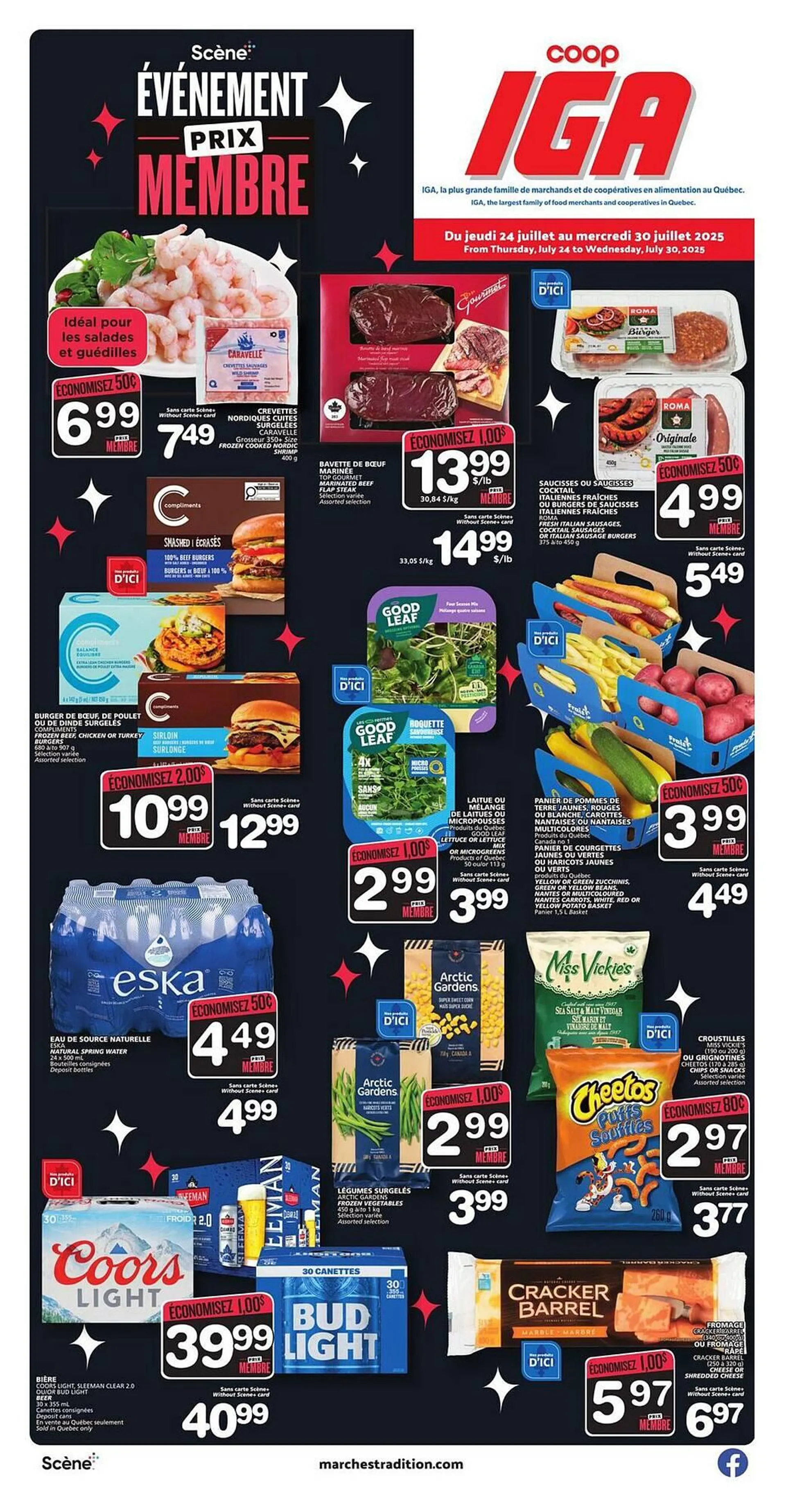 IGA flyer from July 24 to July 30 2025 - flyer page 1