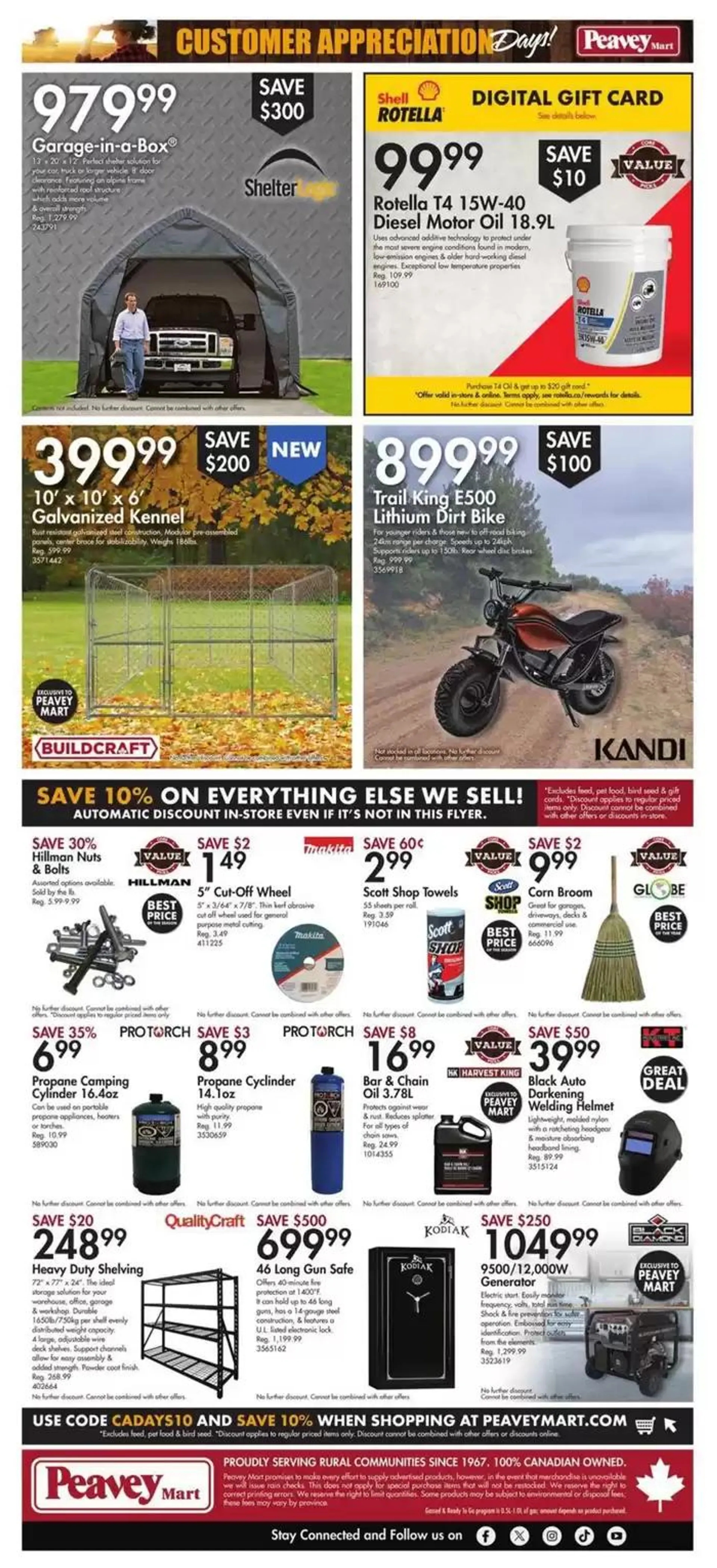 Customer Apreciation Days from October 4 to October 10 2024 - flyer page 16