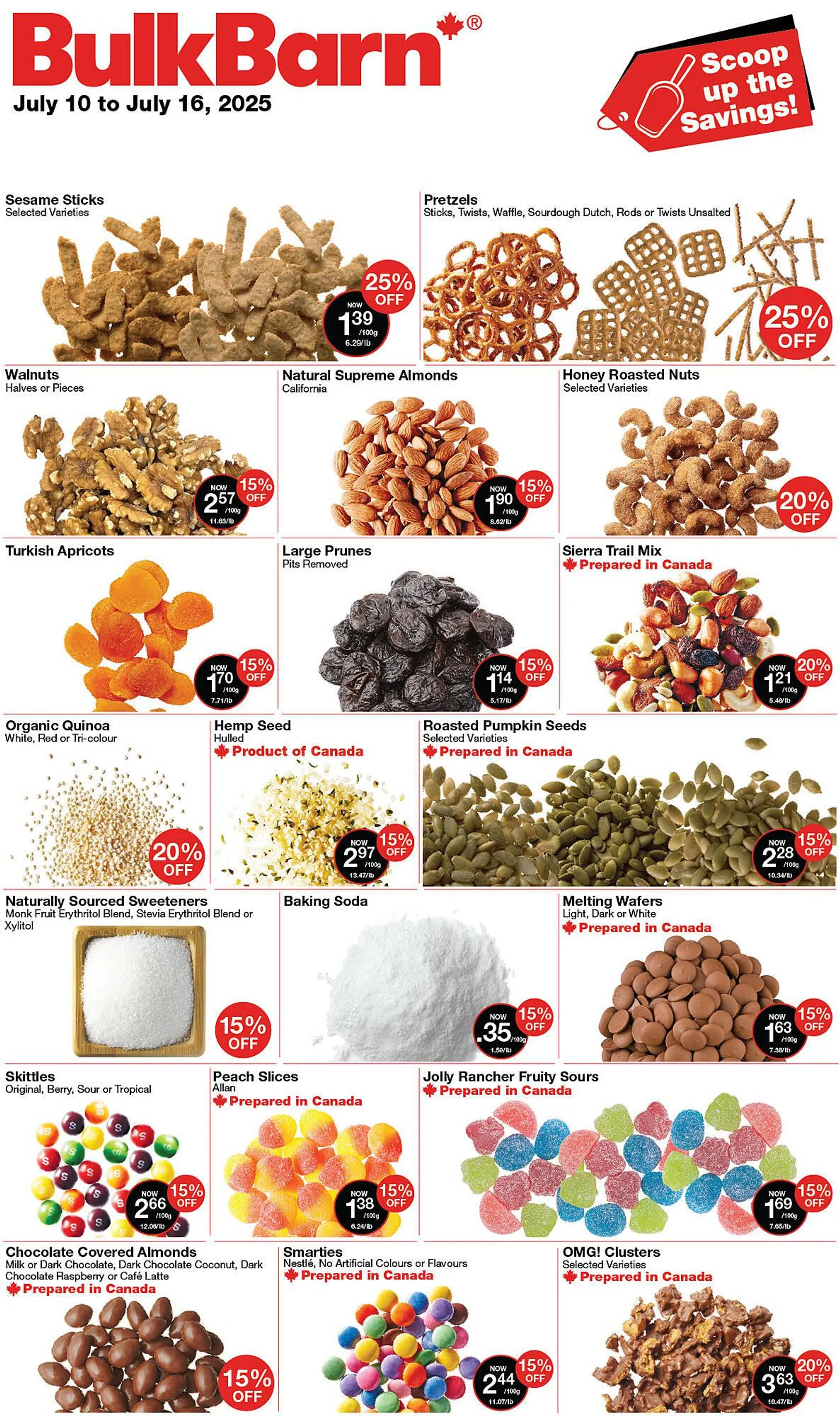 Bulk Barn flyer from July 10 to July 16 2025 - flyer page 1