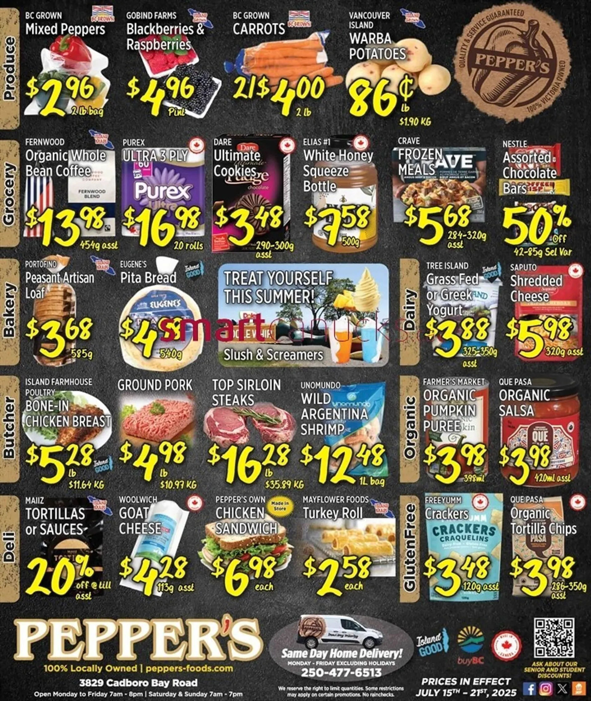 Pepper's Foods flyer from July 17 to July 23 2025 - flyer page 1