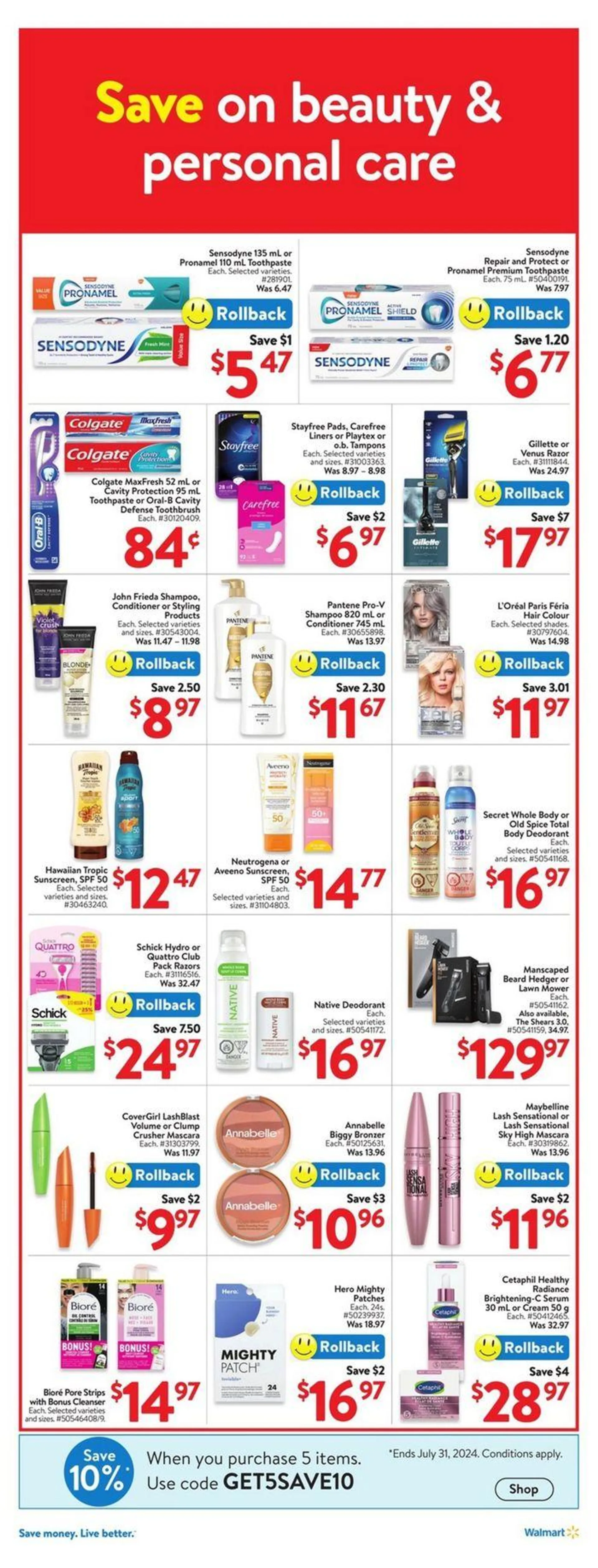 Walmart flyer from July 25 to July 31 2024 - flyer page 7