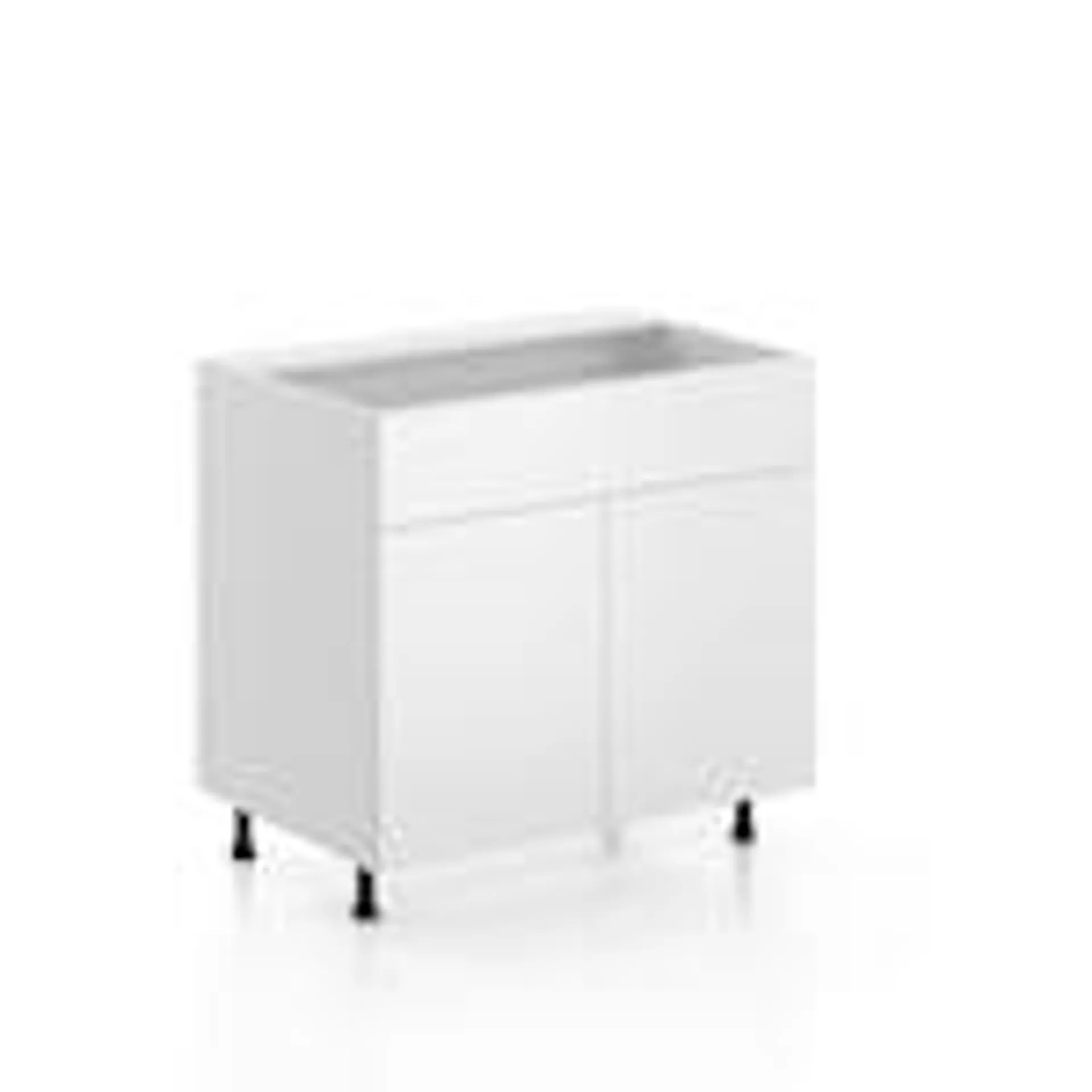 Alexandria - Sink Base Cabinet with 2 doors in White, 36 inch x 34.5 inch x 24 inch