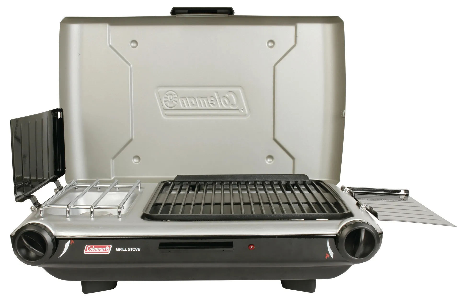 Deluxe Tabletop Propane 2-in-1 Grill/Stove, 2-Burner