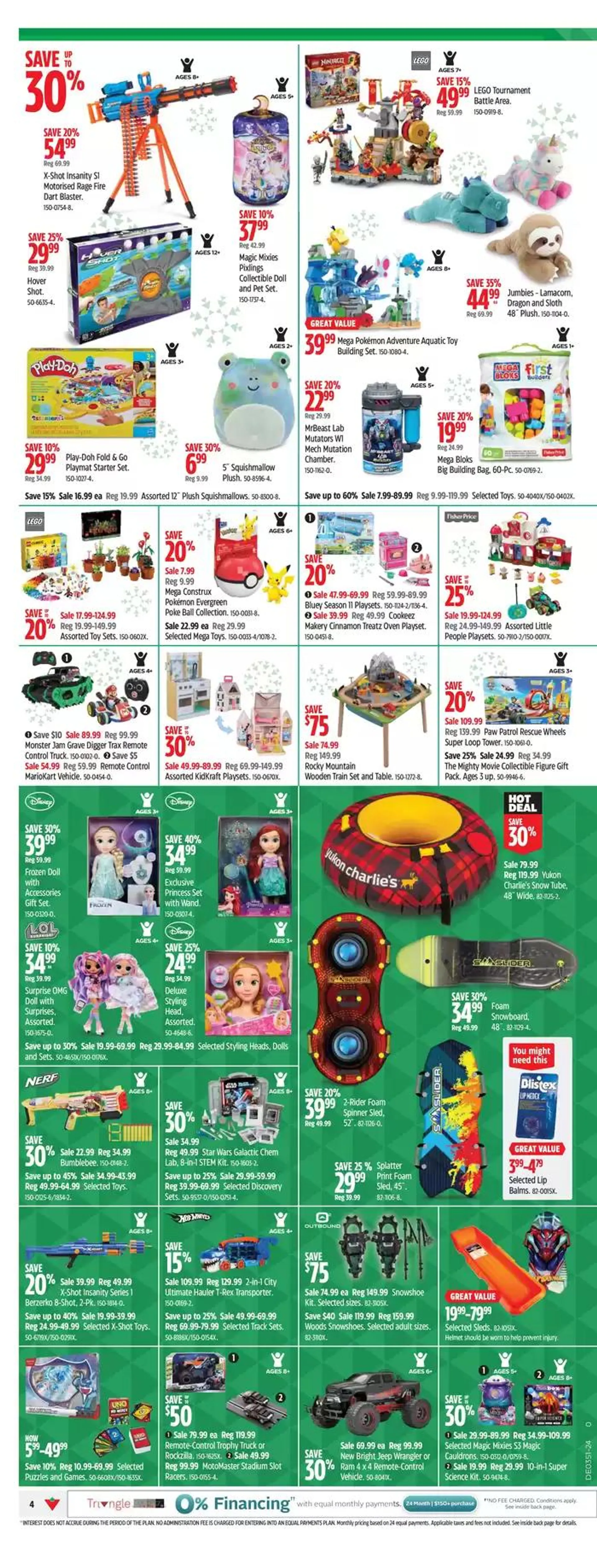 Canadian Tire weekly flyer from December 12 to December 22 2024 - flyer page 4