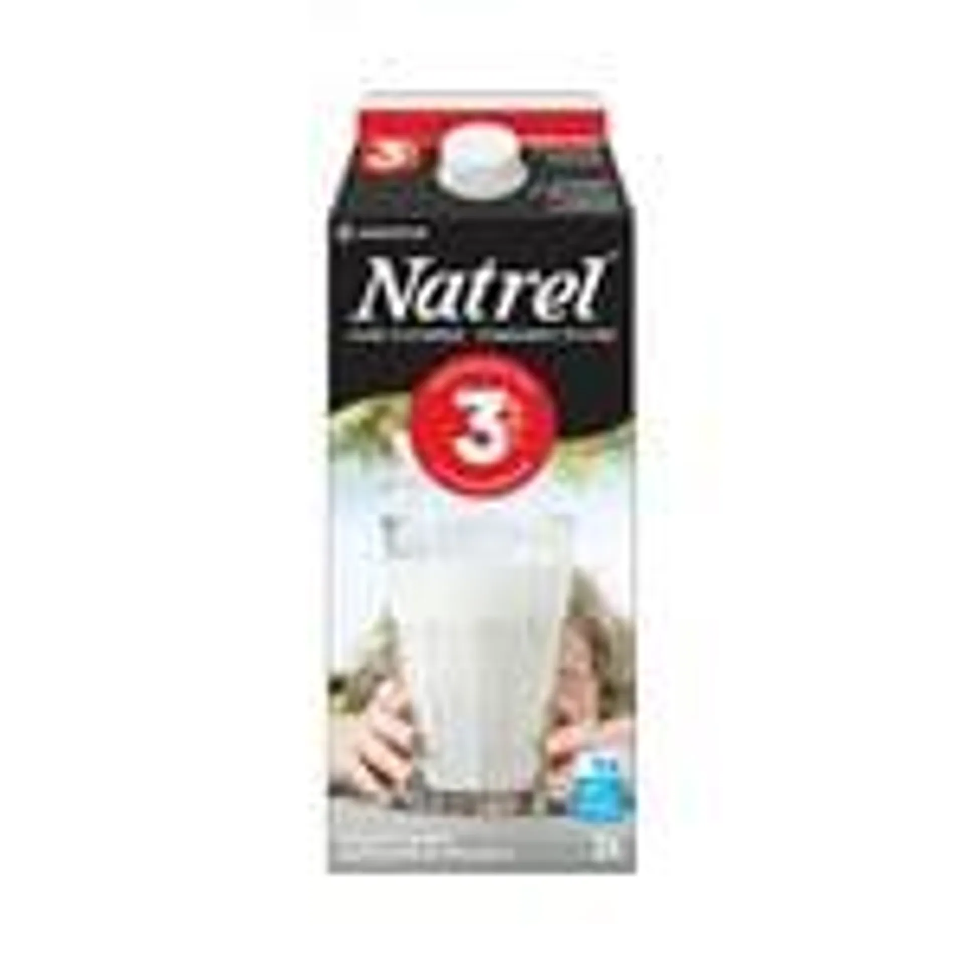 Lait 3,25% finement filtré 2 L