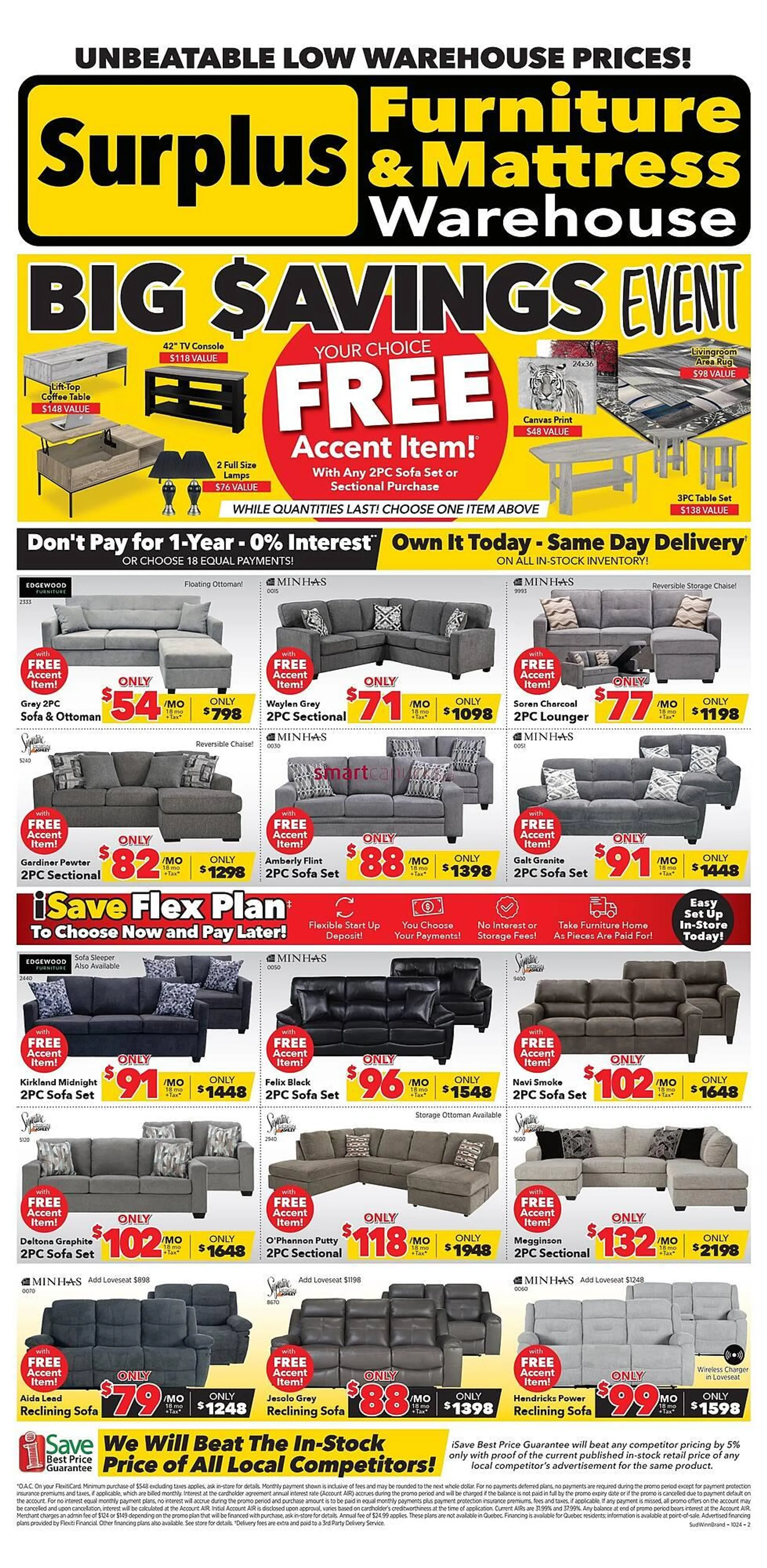 Surplus Furniture flyer - 1