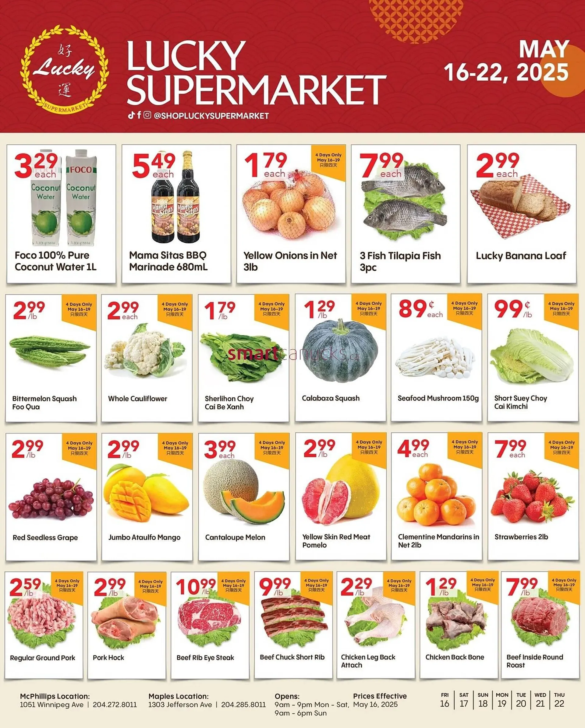 Lucky Supermarket flyer - 1
