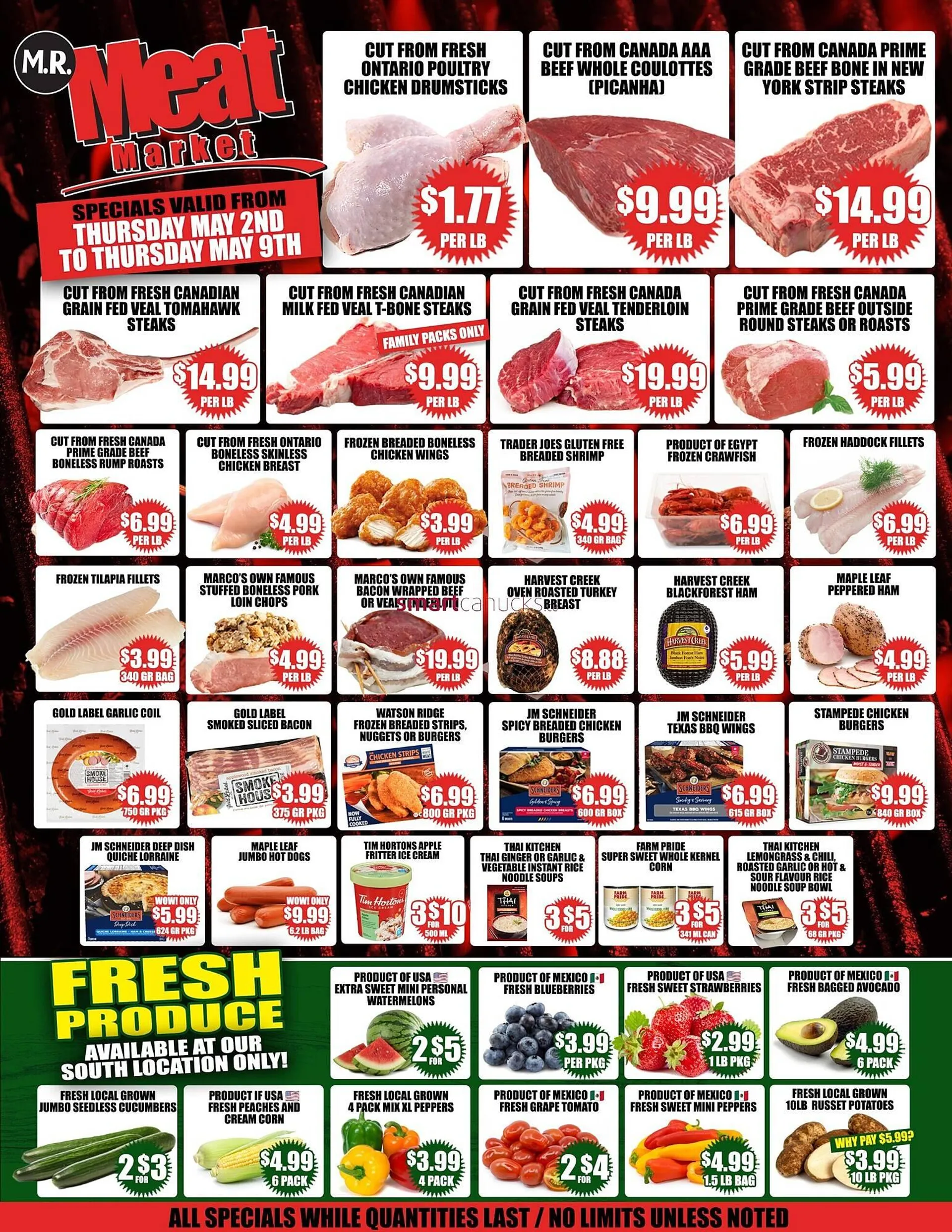 Mr. Meat Market flyer - 1