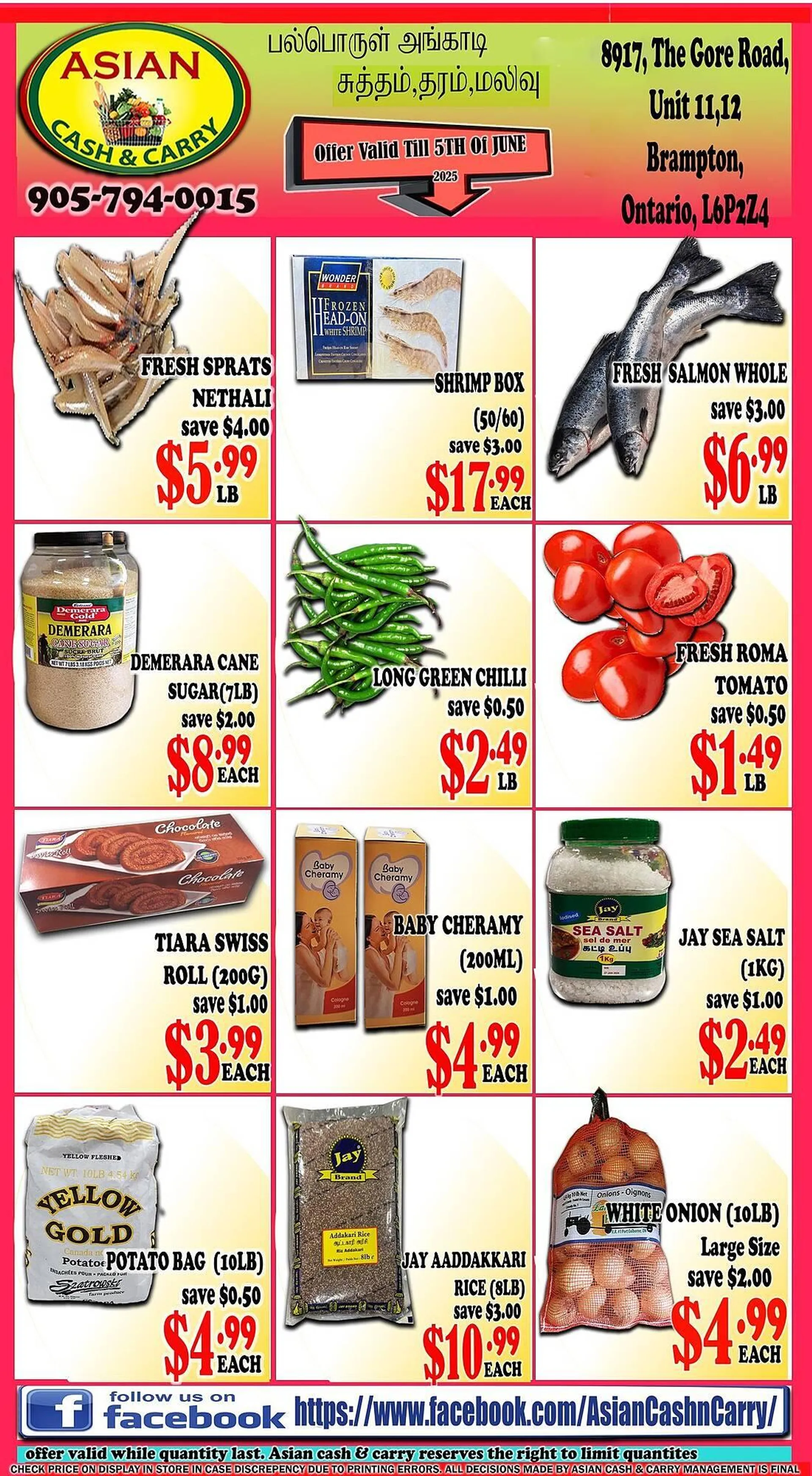 Asian Cash & Carry flyer from May 30 to June 5 2025 - flyer page 1