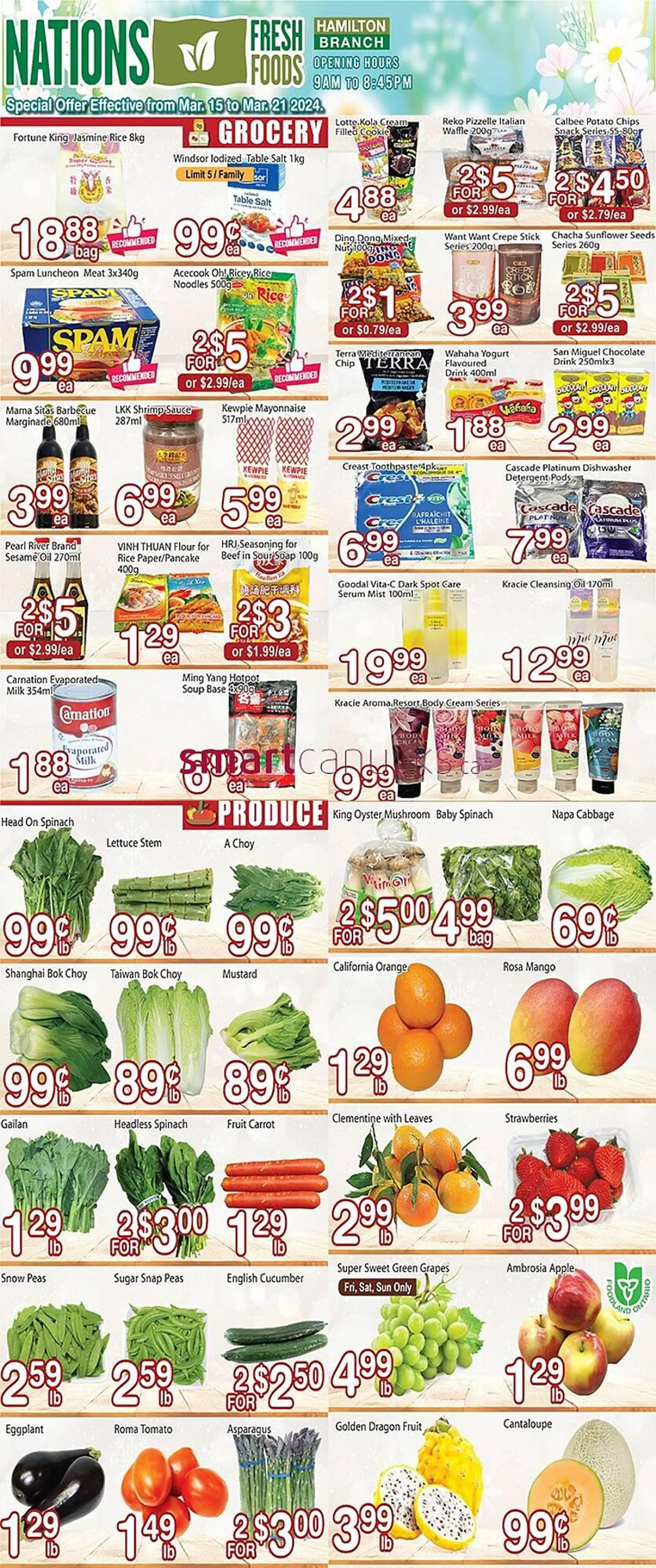 Nations Fresh Foods flyer from March 15 to March 21 2024 - flyer page 1