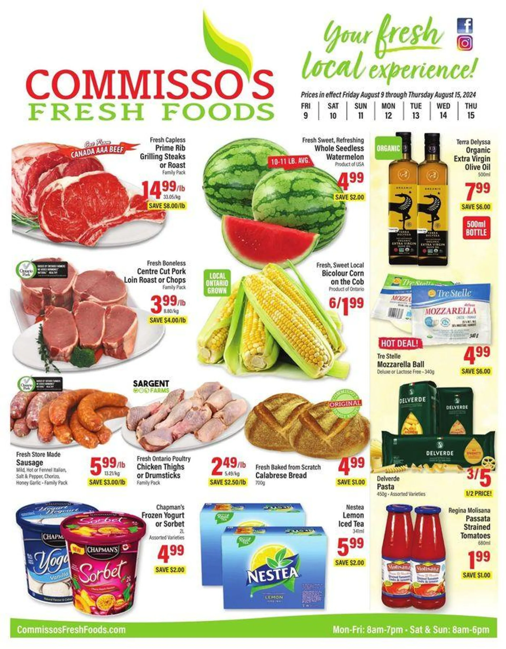 Commissos Fresh Foods weeky flyer - 1