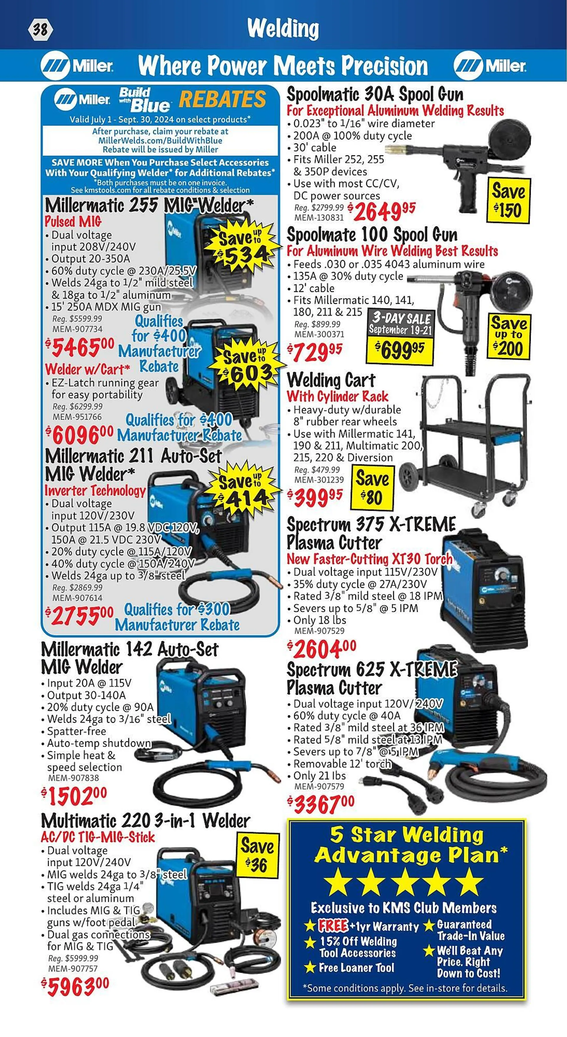 KMS Tools flyer from September 1 to September 30 2024 - flyer page 38