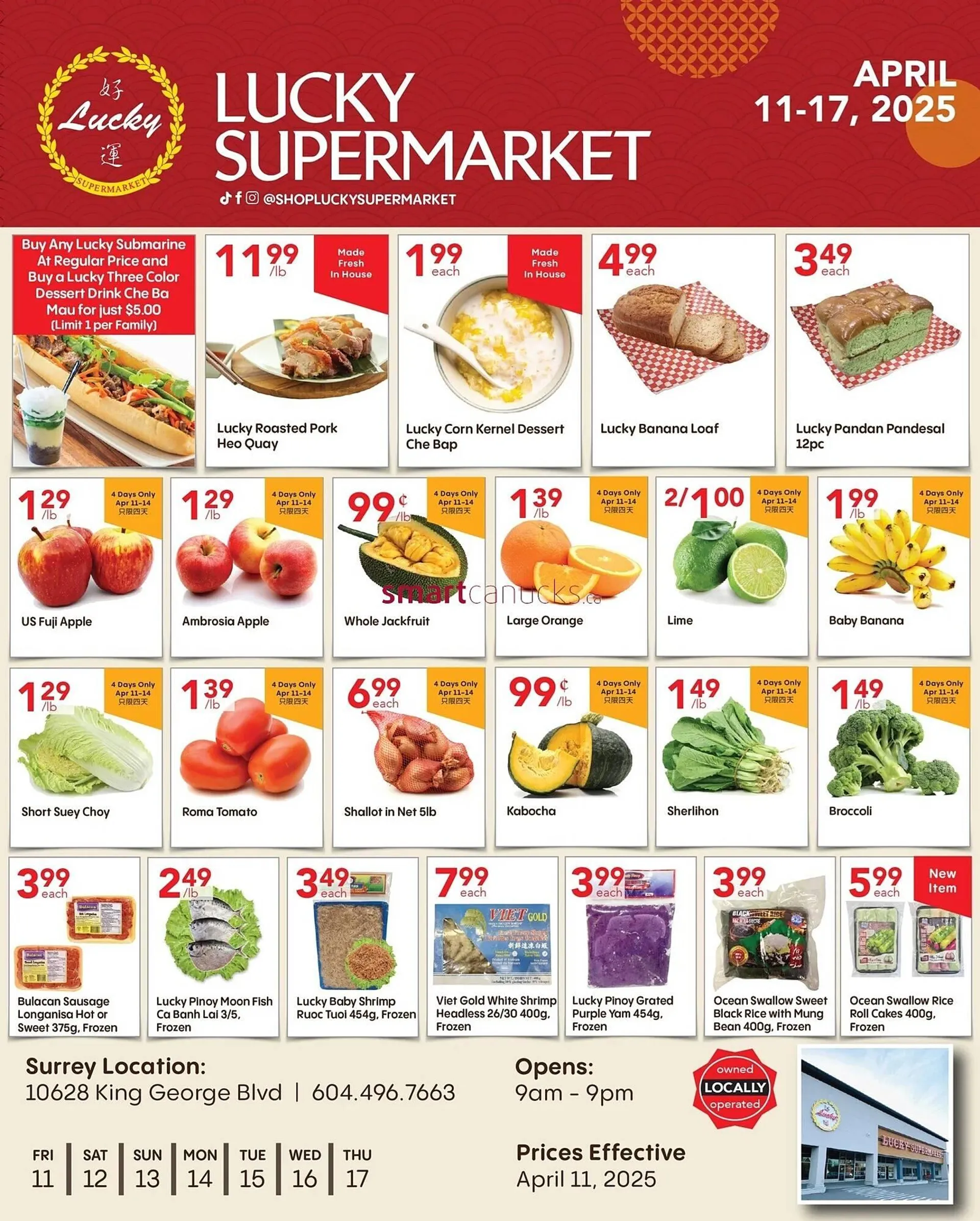 Lucky Supermarket flyer - 1