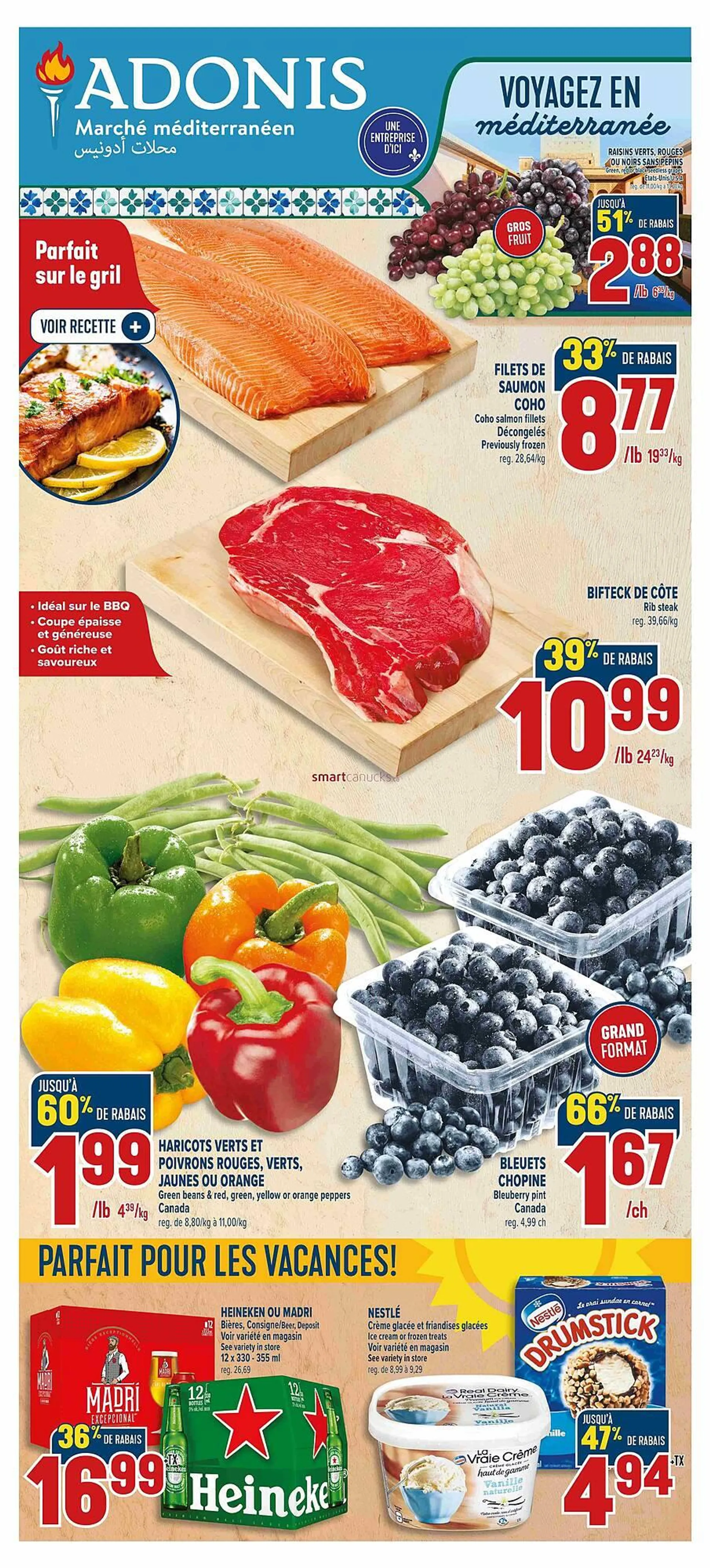 Marché Adonis flyer from July 24 to July 30 2025 - flyer page 1