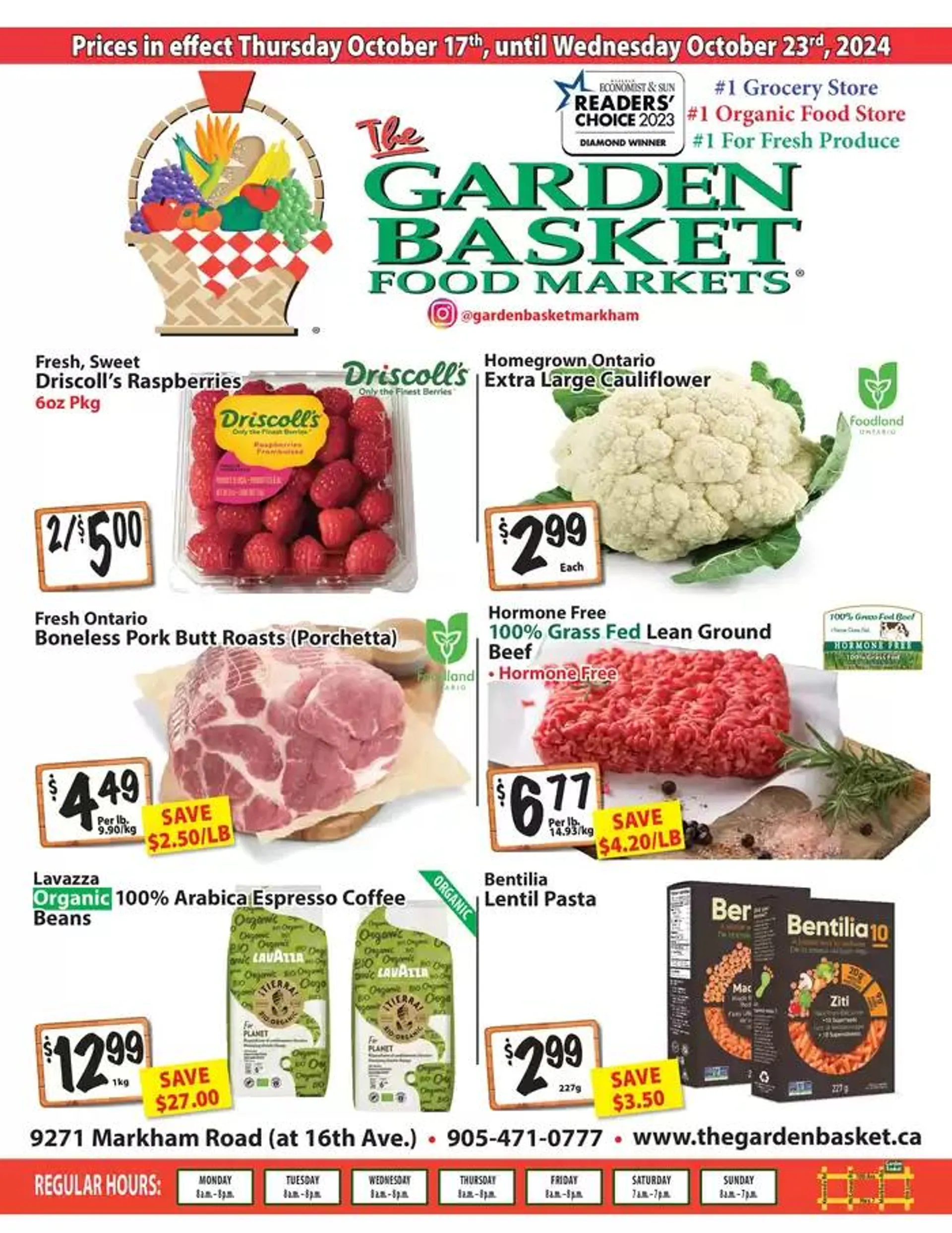 The Garden Basket from October 17 to October 31 2024 - flyer page 1