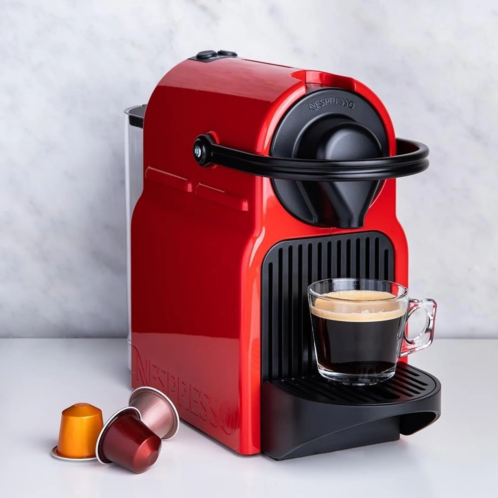 Nespresso Inissia Espresso Maker (Red)