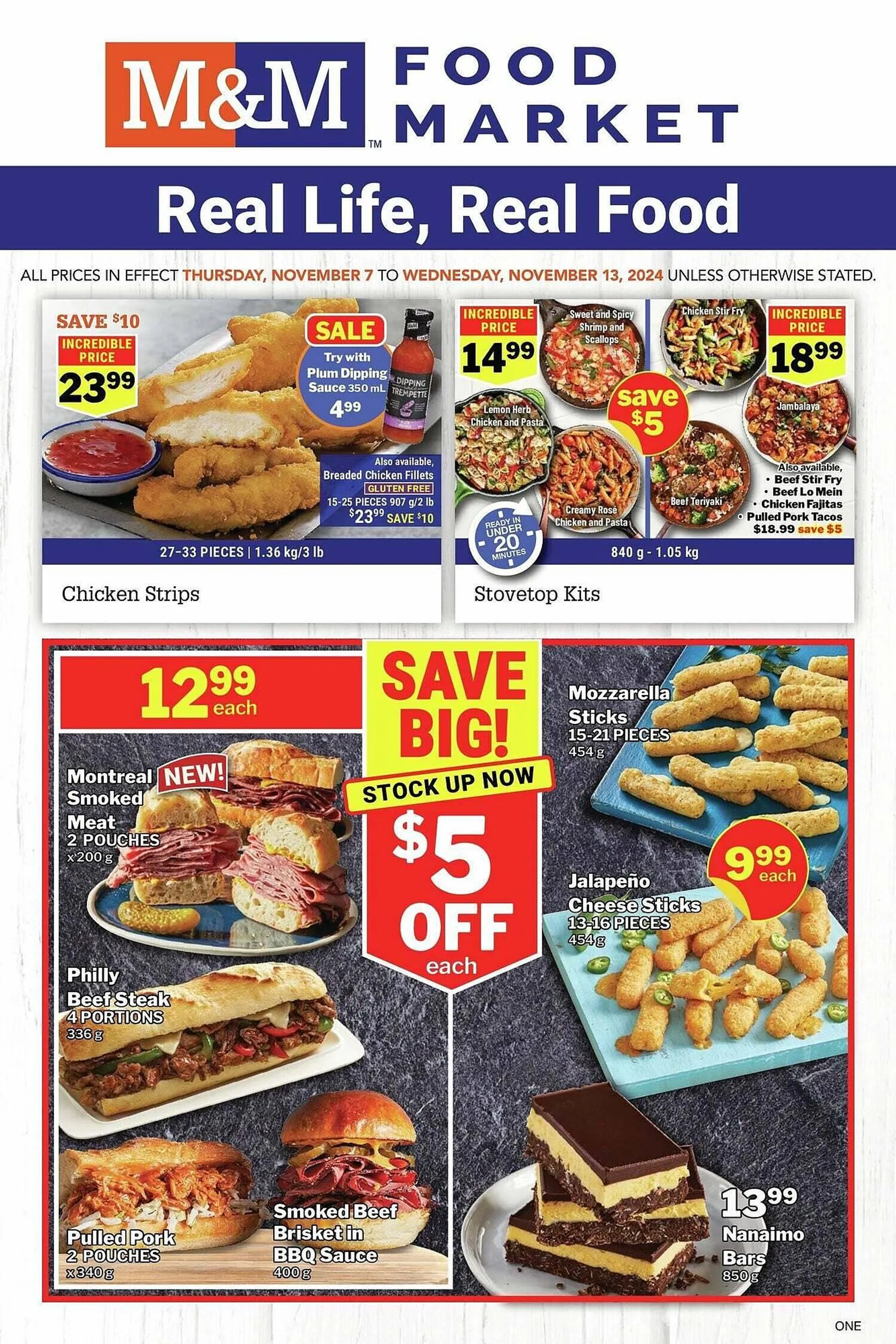 M & M Food Market flyer - 1