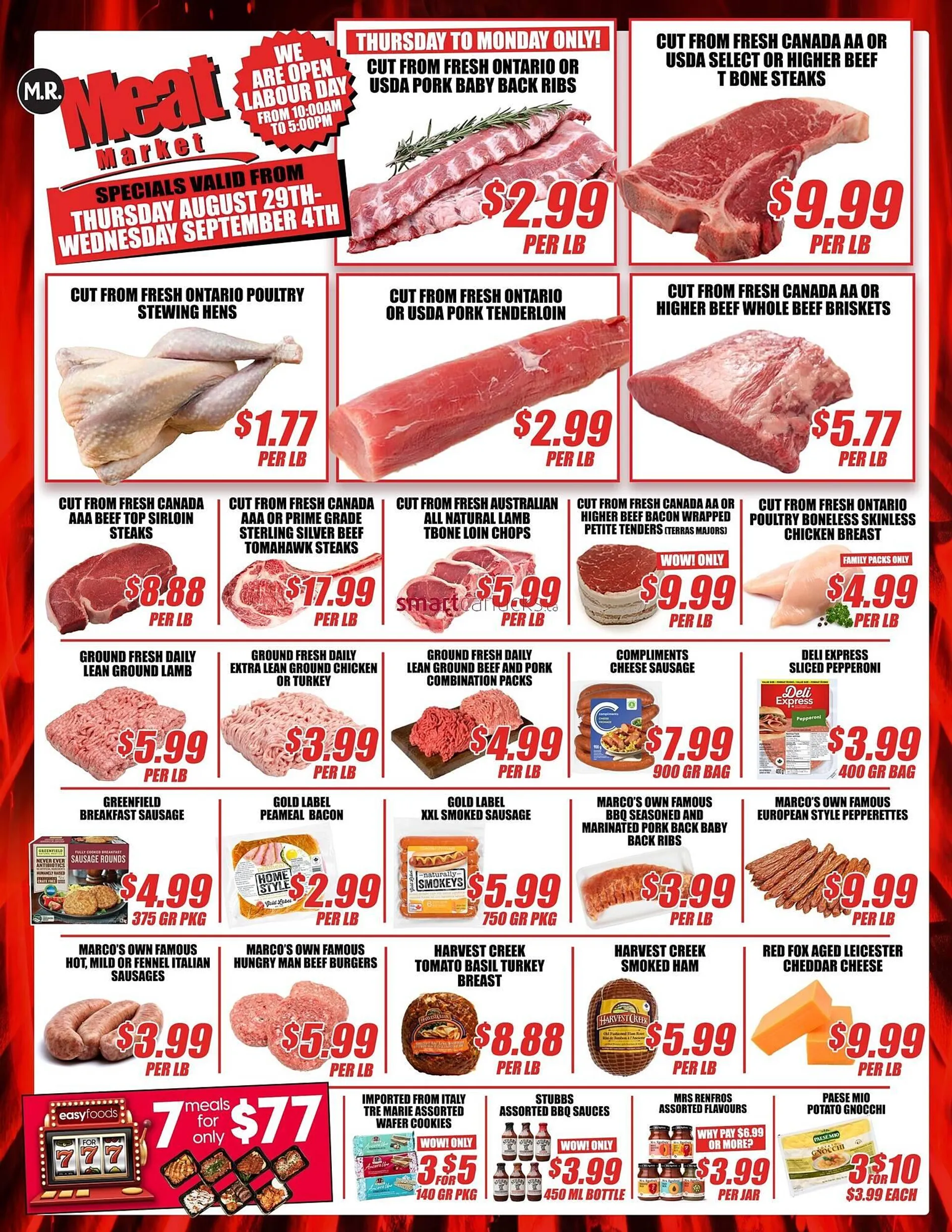 Mr. Meat Market flyer - 1