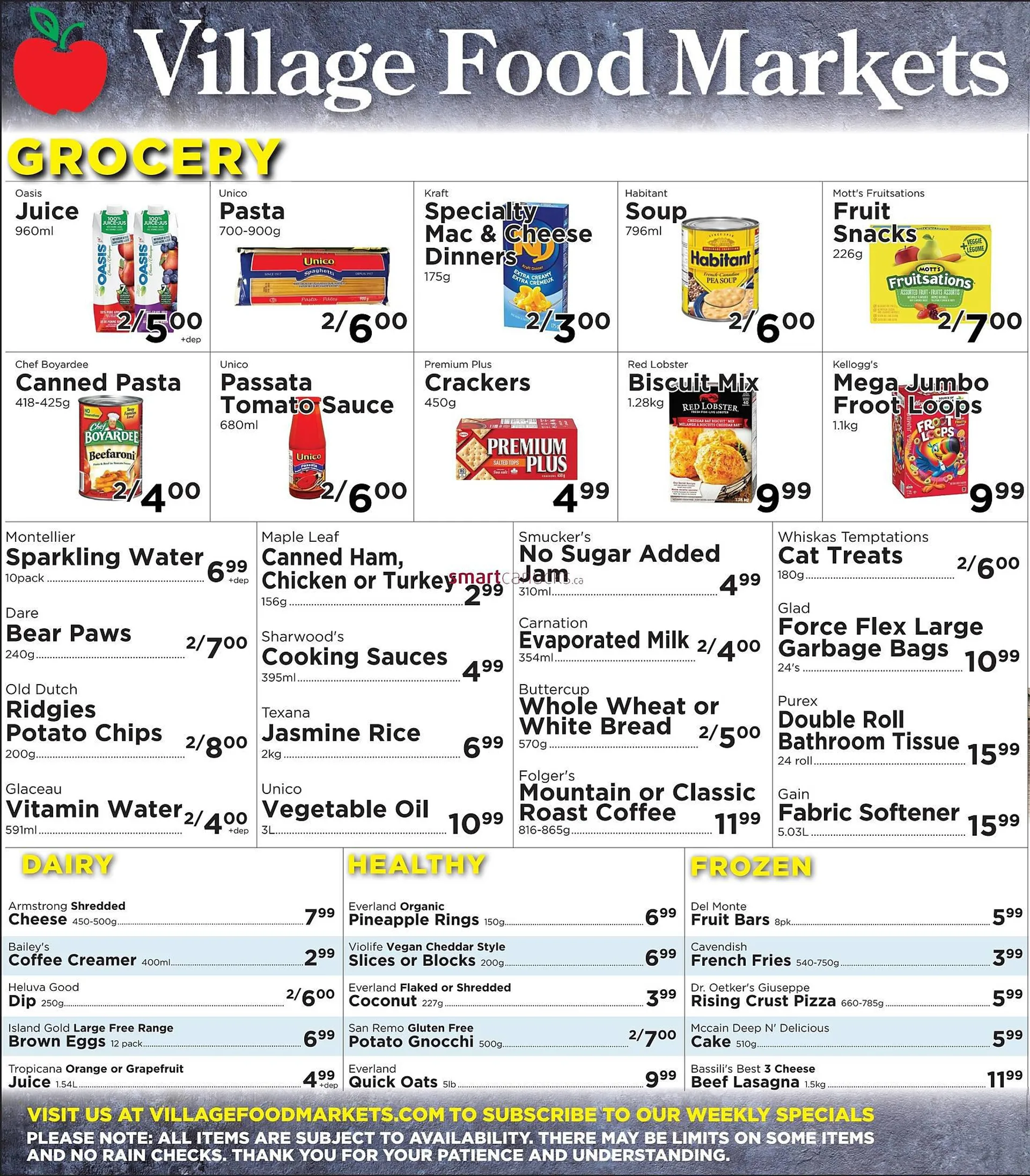 Village Food Markets flyer from March 14 to March 27 2024 - flyer page 1