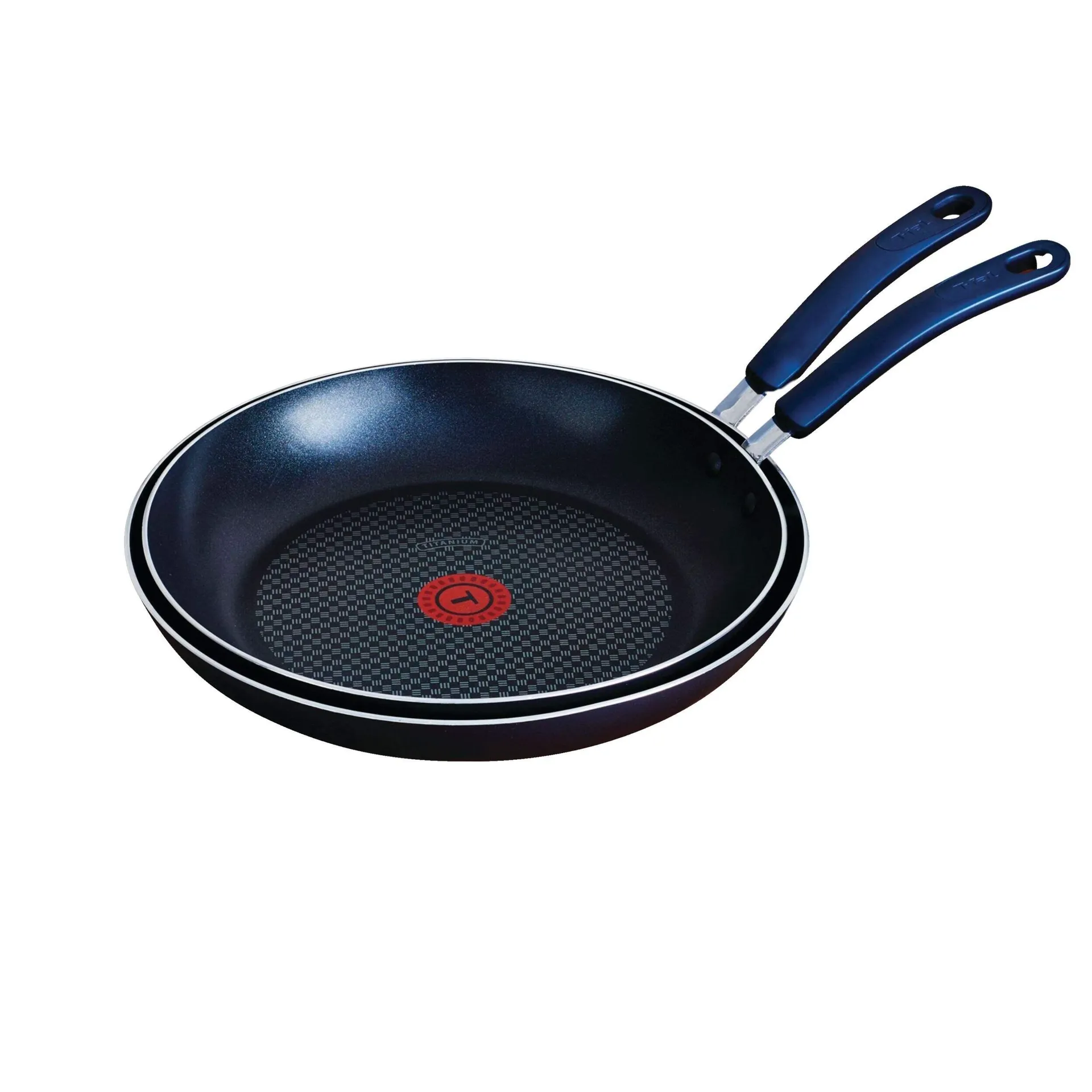 T-fal Air Grip Non-Stick Frying Pan Set, Aluminum, 30cm & 32cm, 2-pk