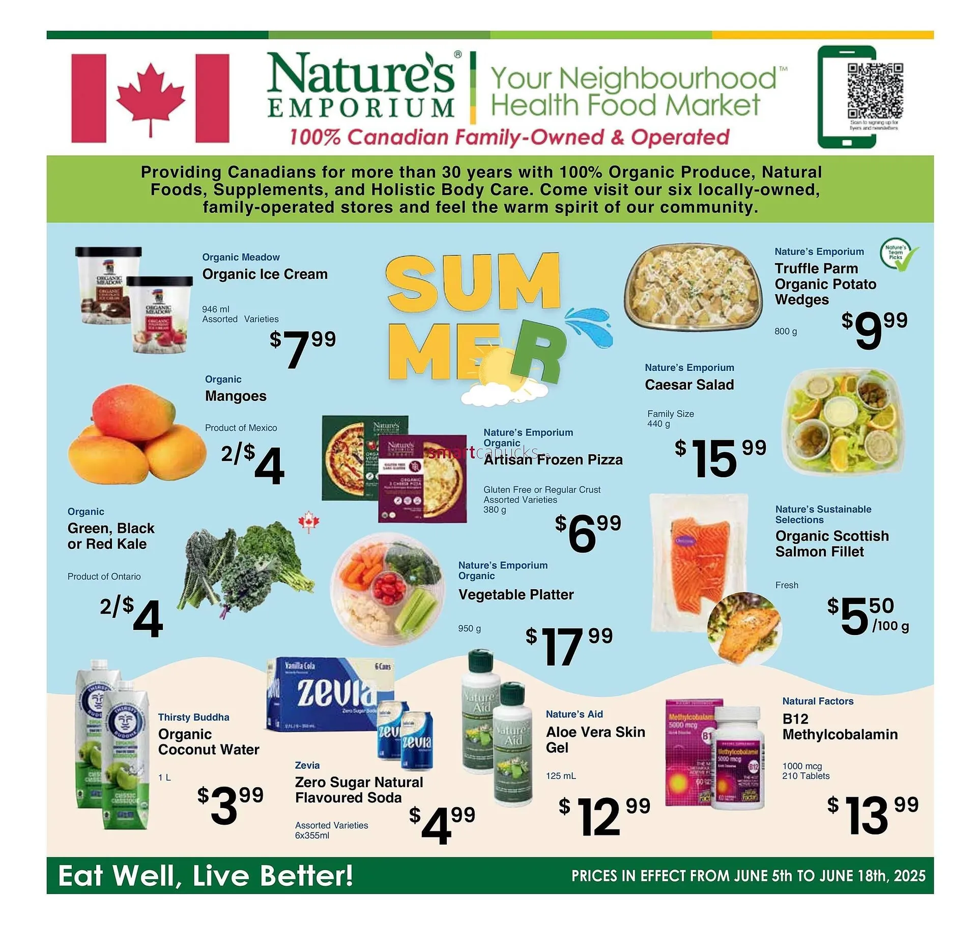 Nature's Emporium flyer from June 6 to June 12 2025 - flyer page 1