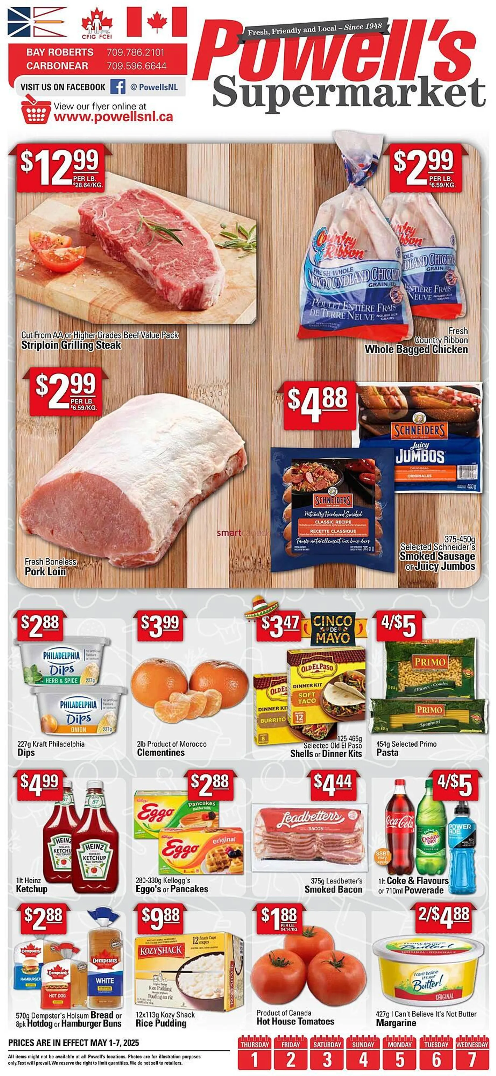 Powells Supermarket flyer - 1