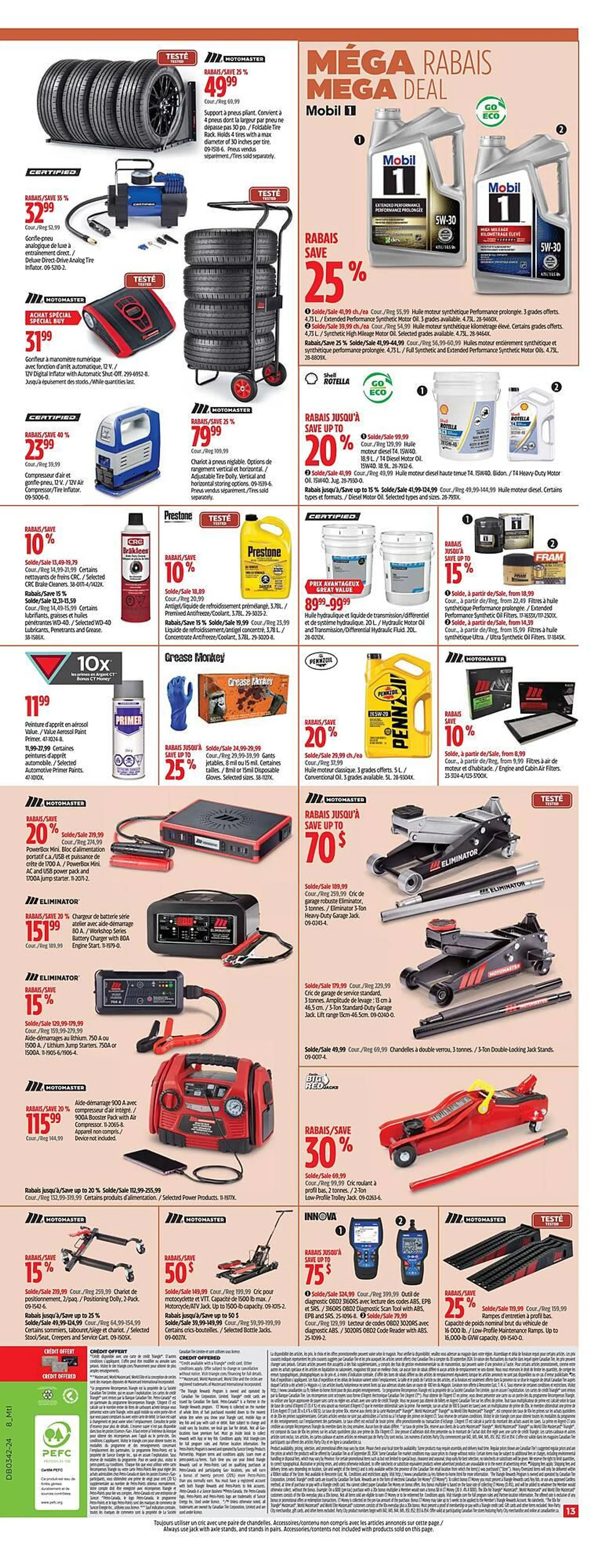 Canadian Tire flyer from October 10 to October 23 2024 - flyer page 13