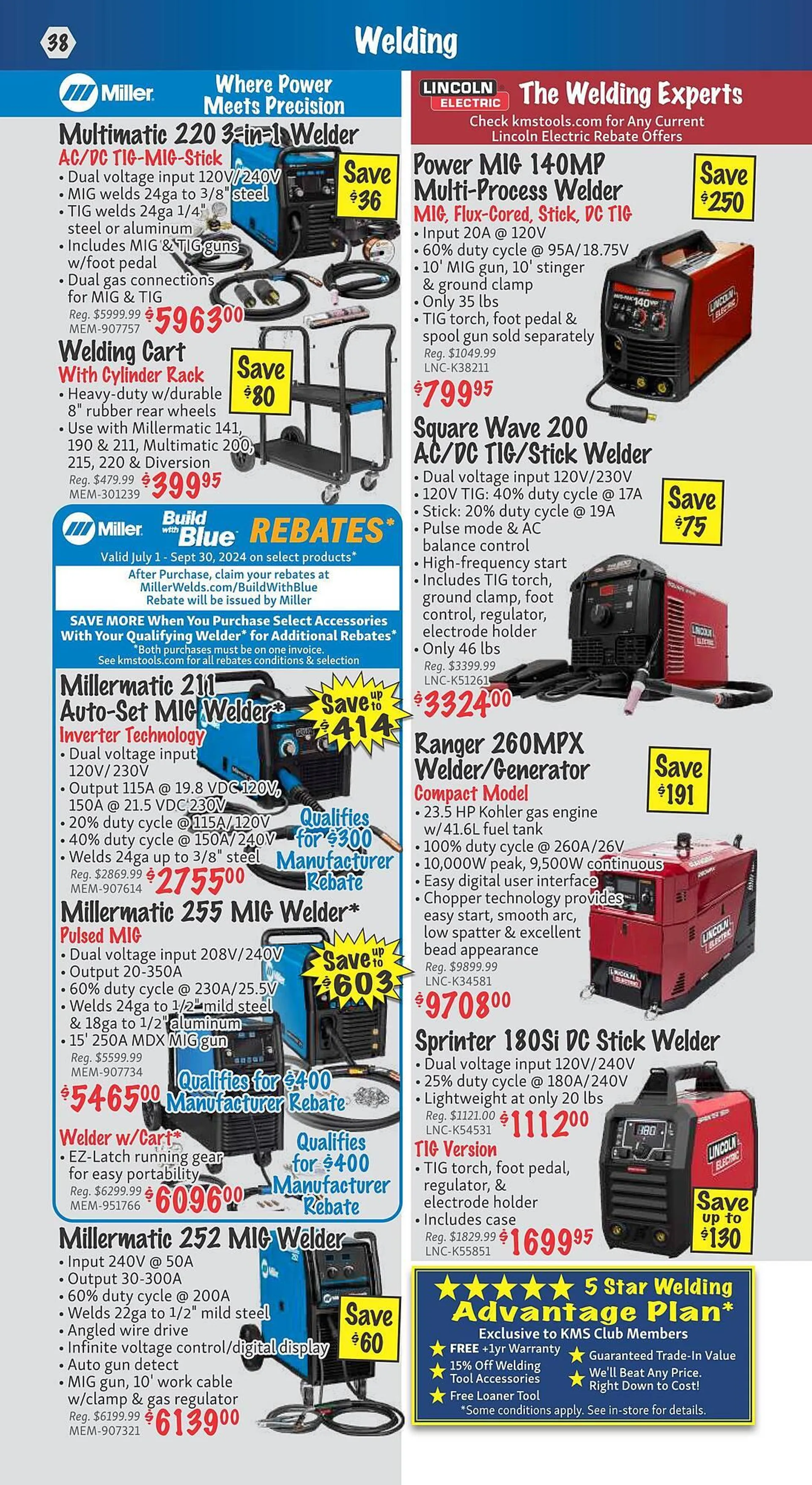 KMS Tools flyer from June 27 to July 31 2024 - flyer page 38