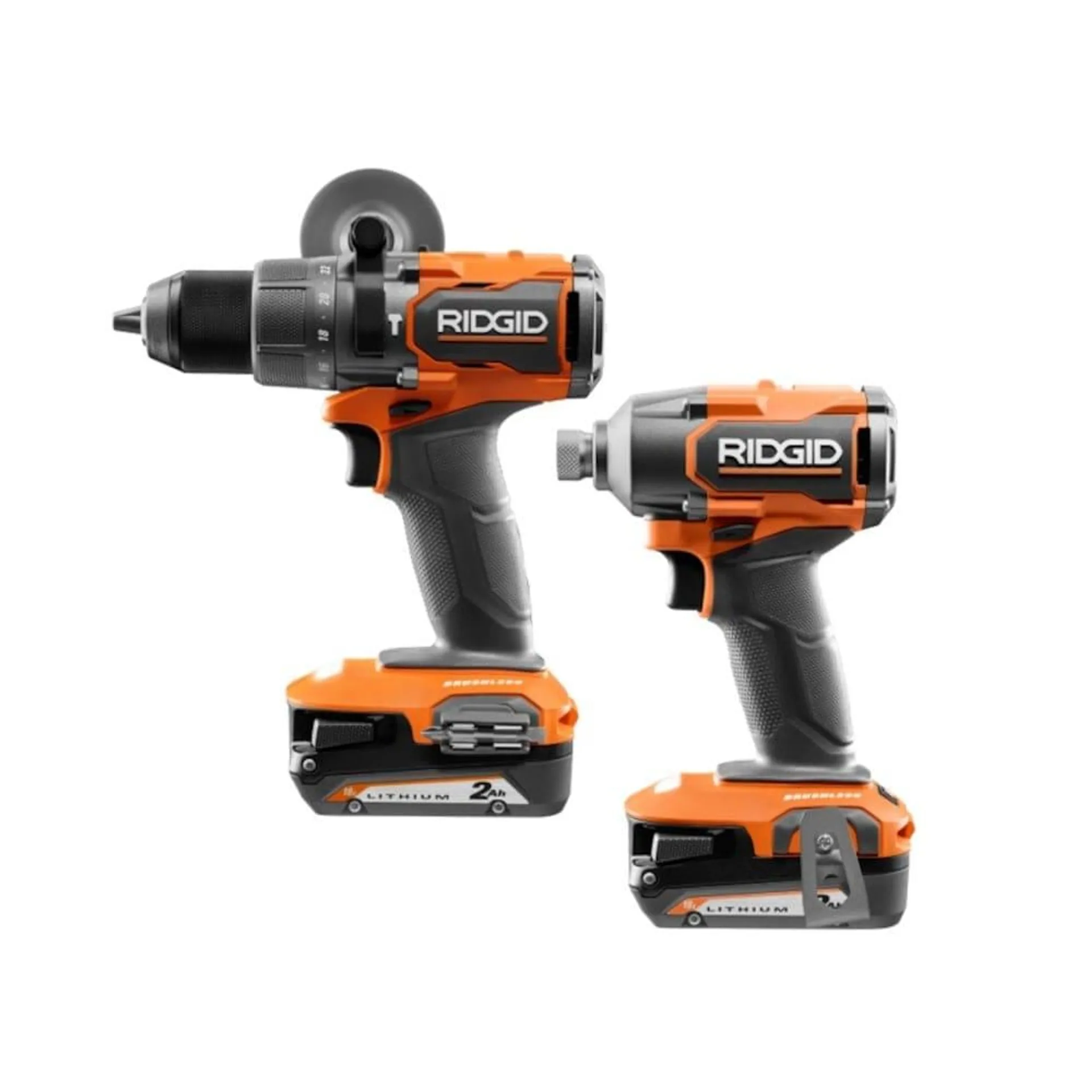 18V Brushless Drill/Driver and 3-Speed Impact Driver Kit with (2) 2.0 Ah Batteries & Charger