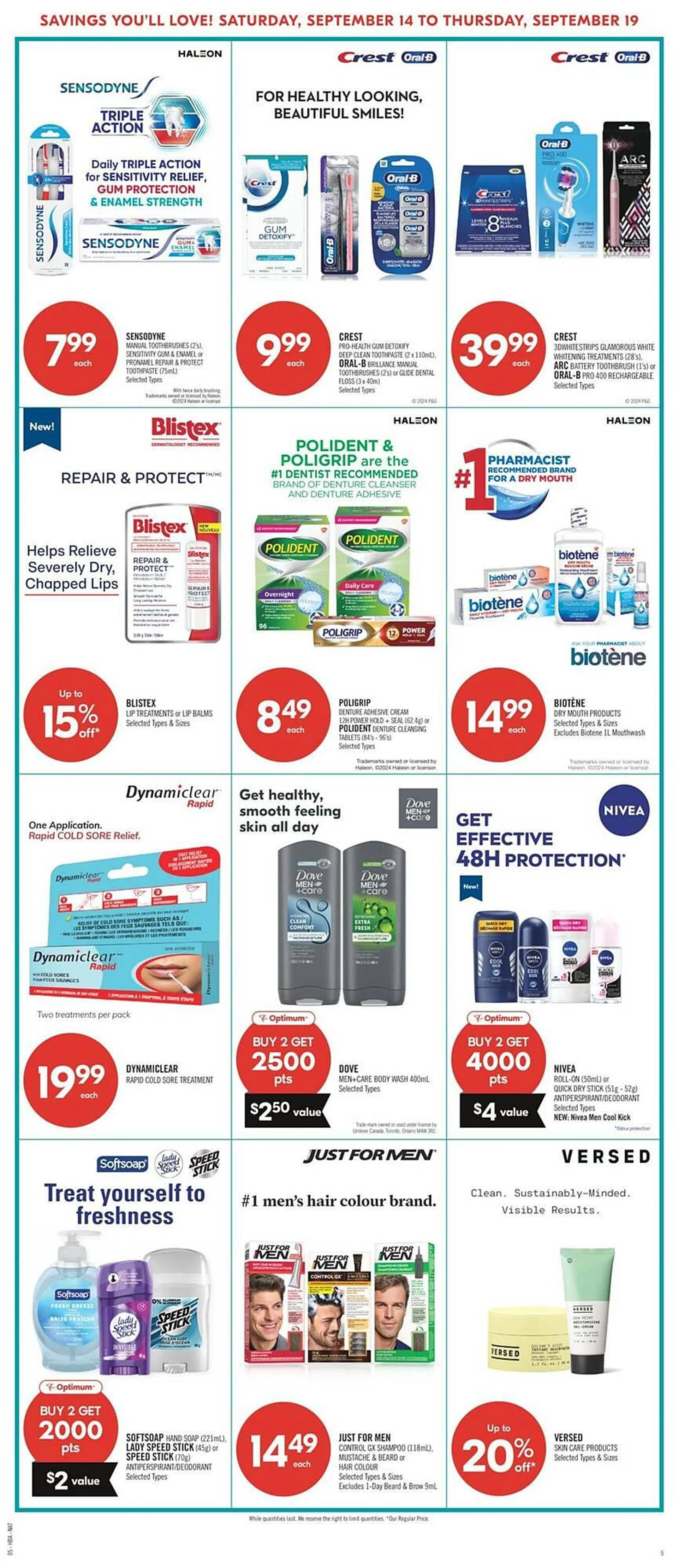 Shoppers Drug Mart flyer from September 14 to September 20 2024 - flyer page 15