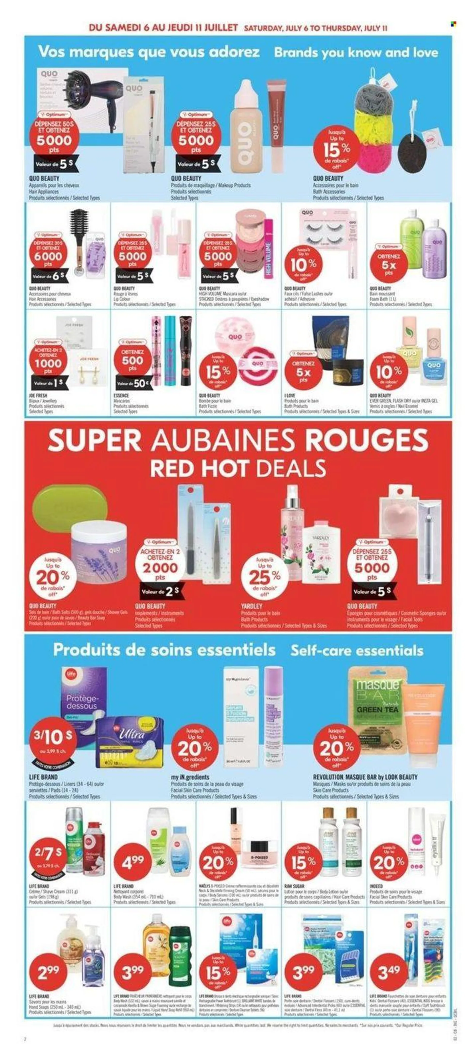 Pharmaprix weekly flyer - 2