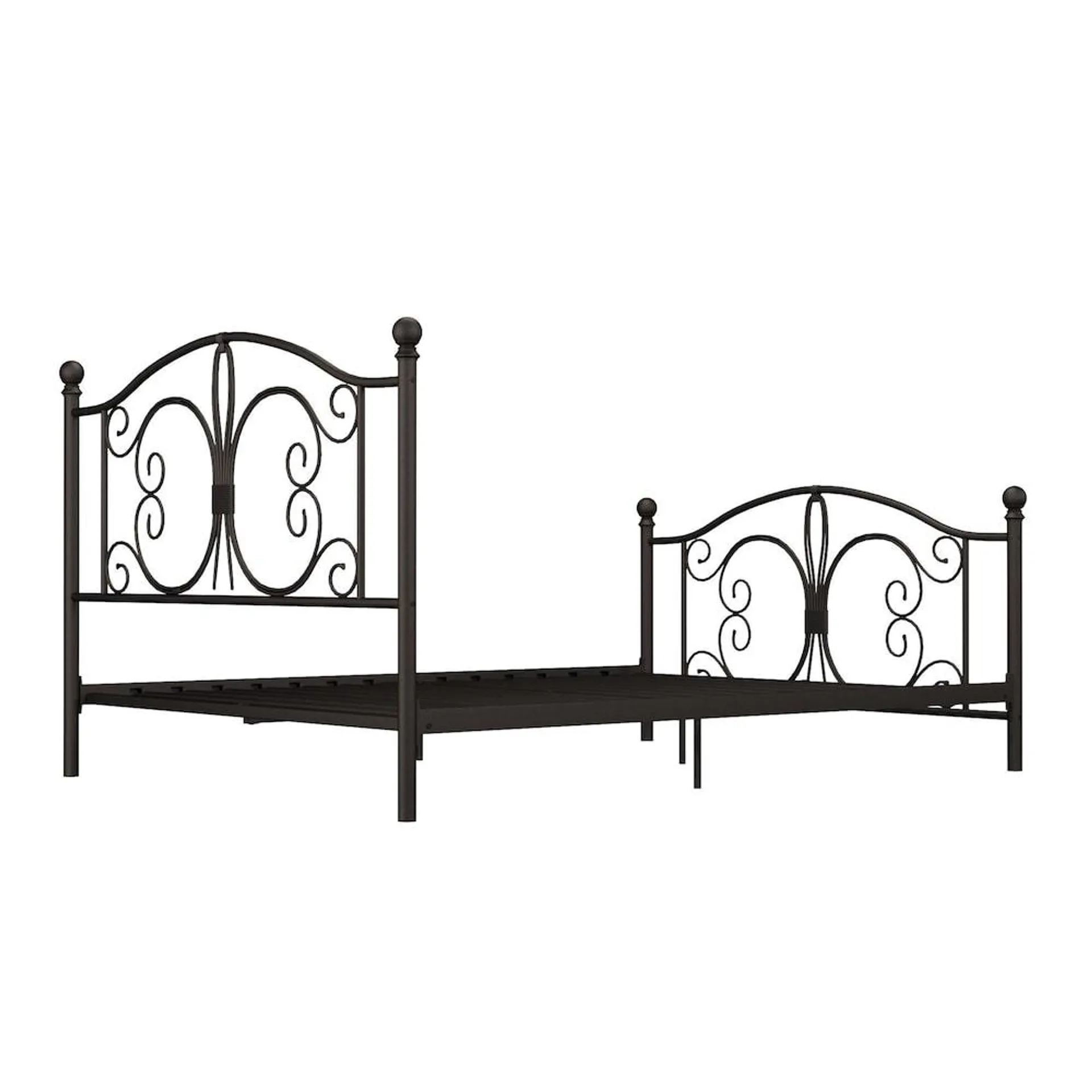 Bombay Queen Metal Bed in Bronze