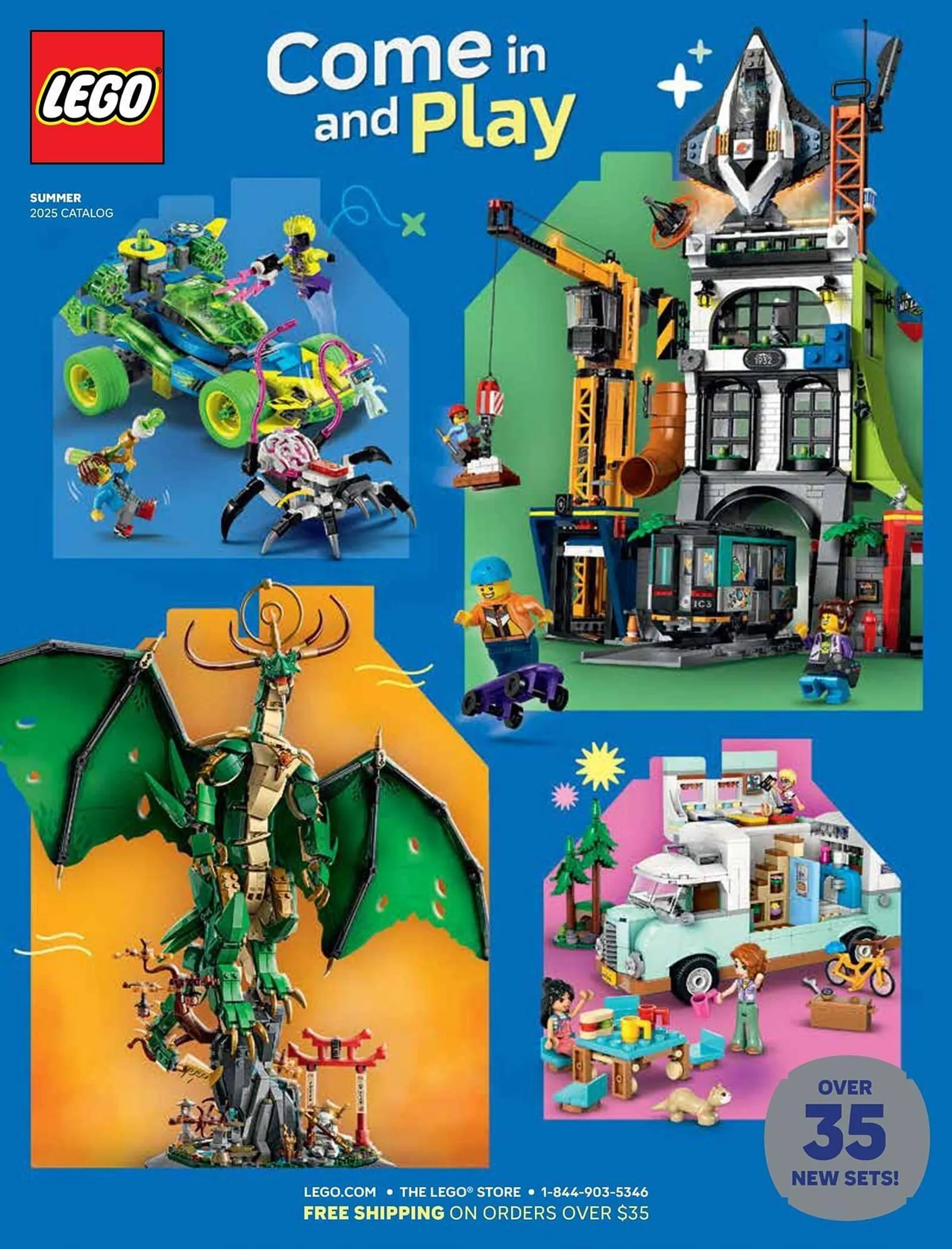 Lego flyer from July 2 to August 31 2025 - flyer page 1