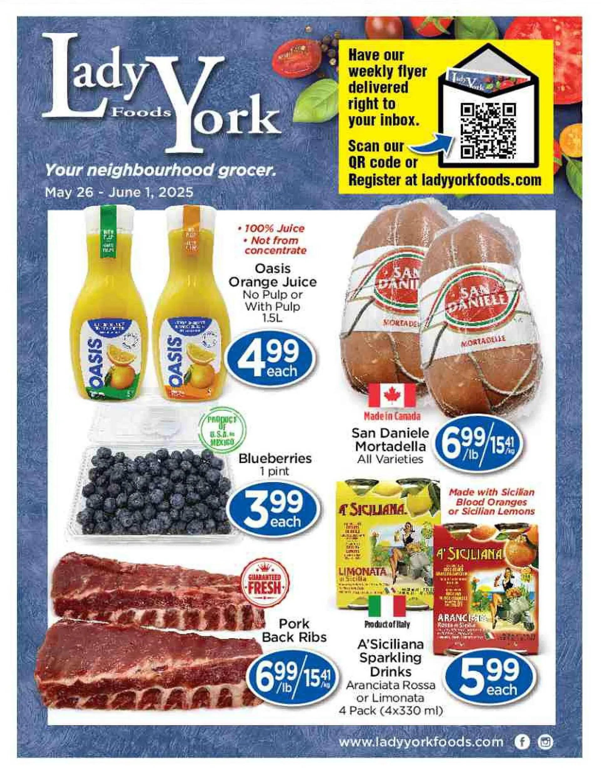 Lady York flyer from May 26 to June 1 2025 - flyer page 1
