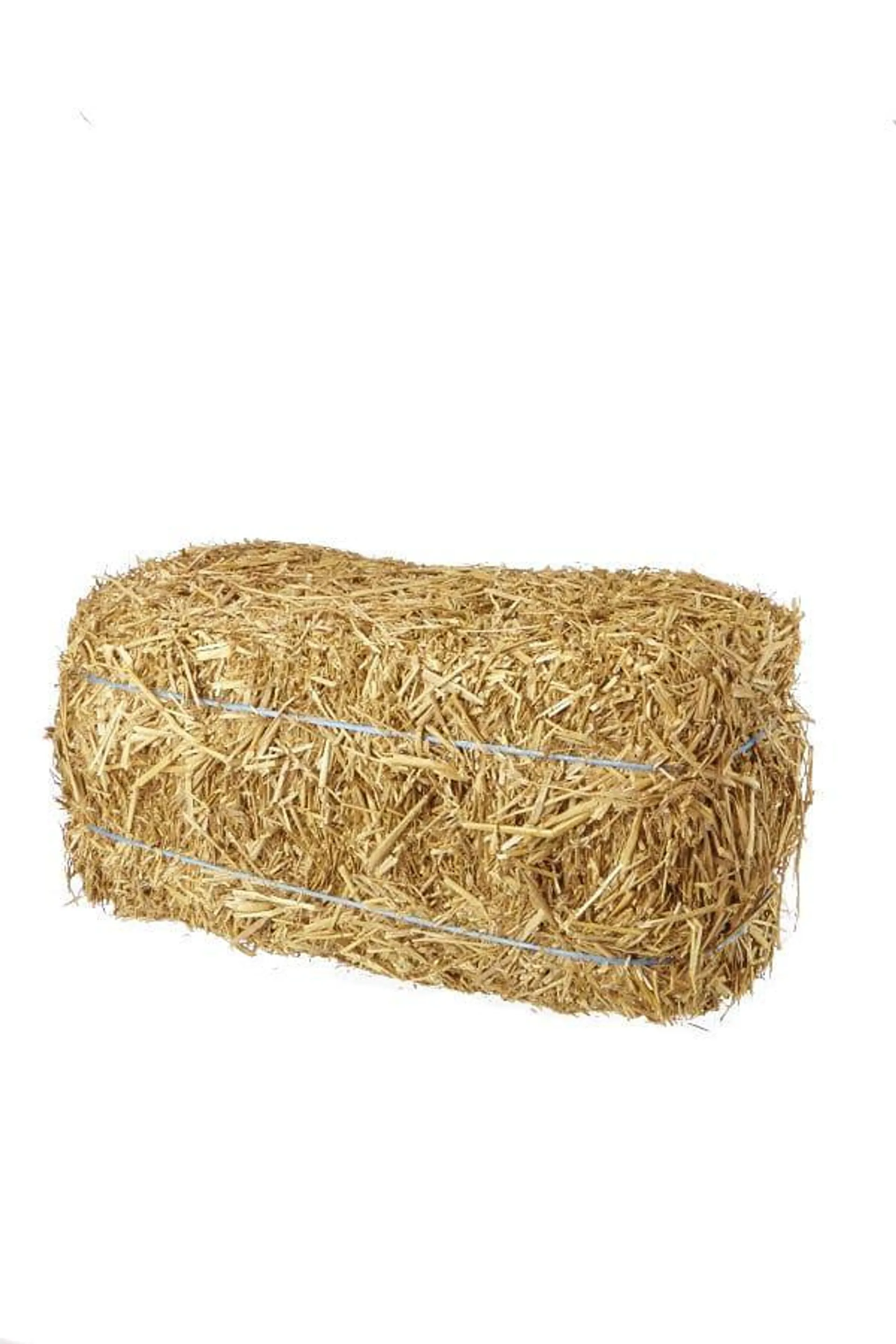 Large Bale of Hay, Beige, 9-in, Indoor/Outdoor Decoration for Fall