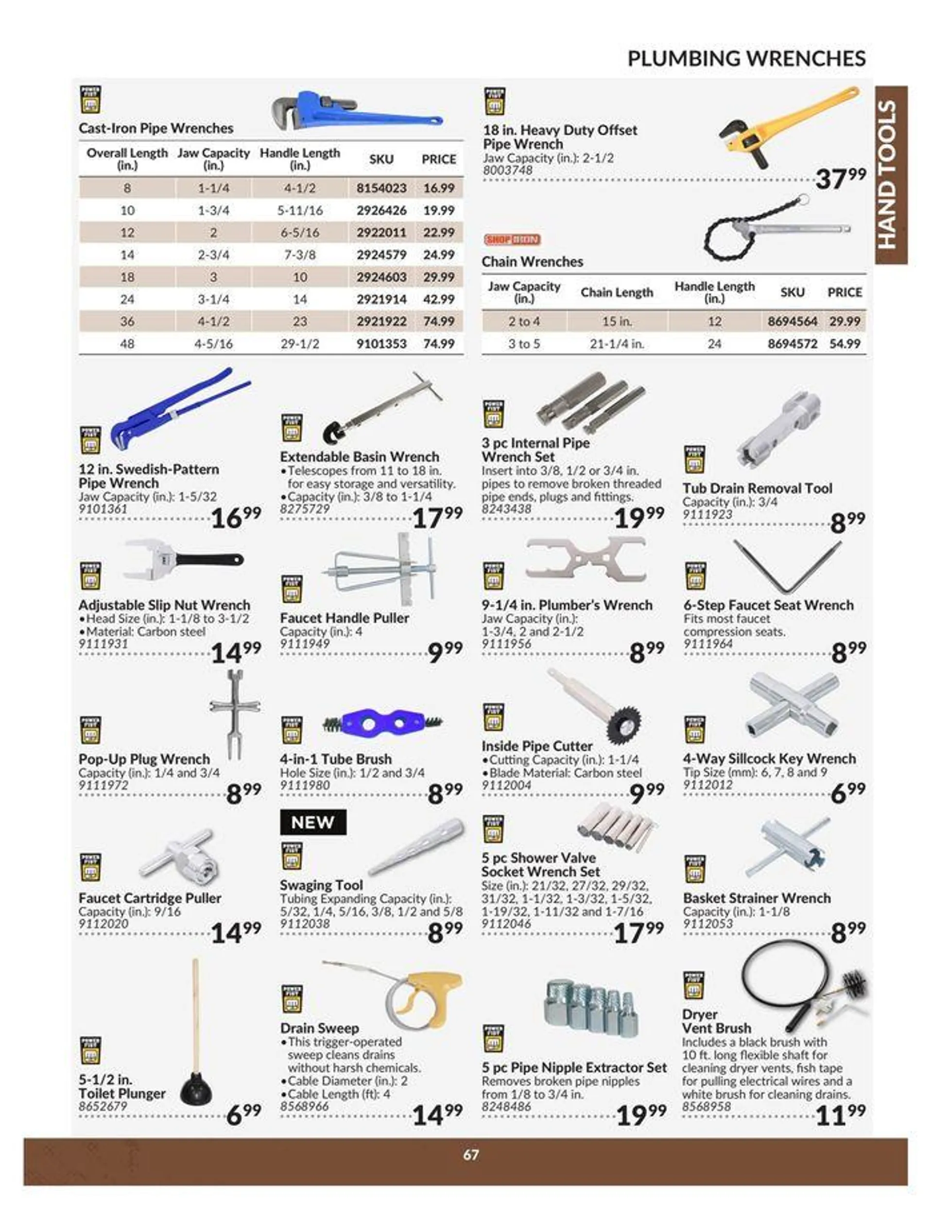 Hand Tools Catalogue from April 23 to April 22 2025 - flyer page 67