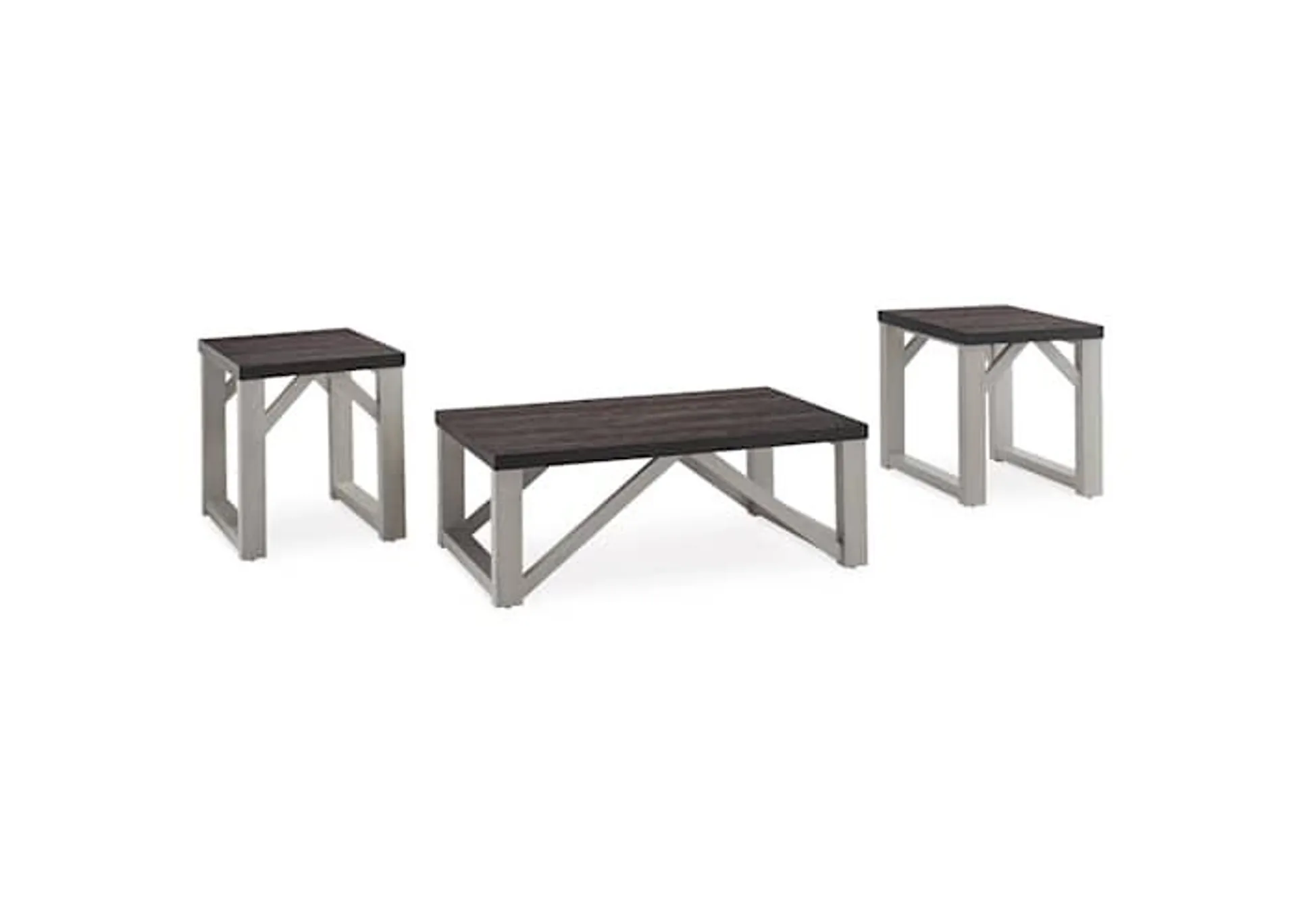 Dorrinson 3 Pack Tables - Antique White