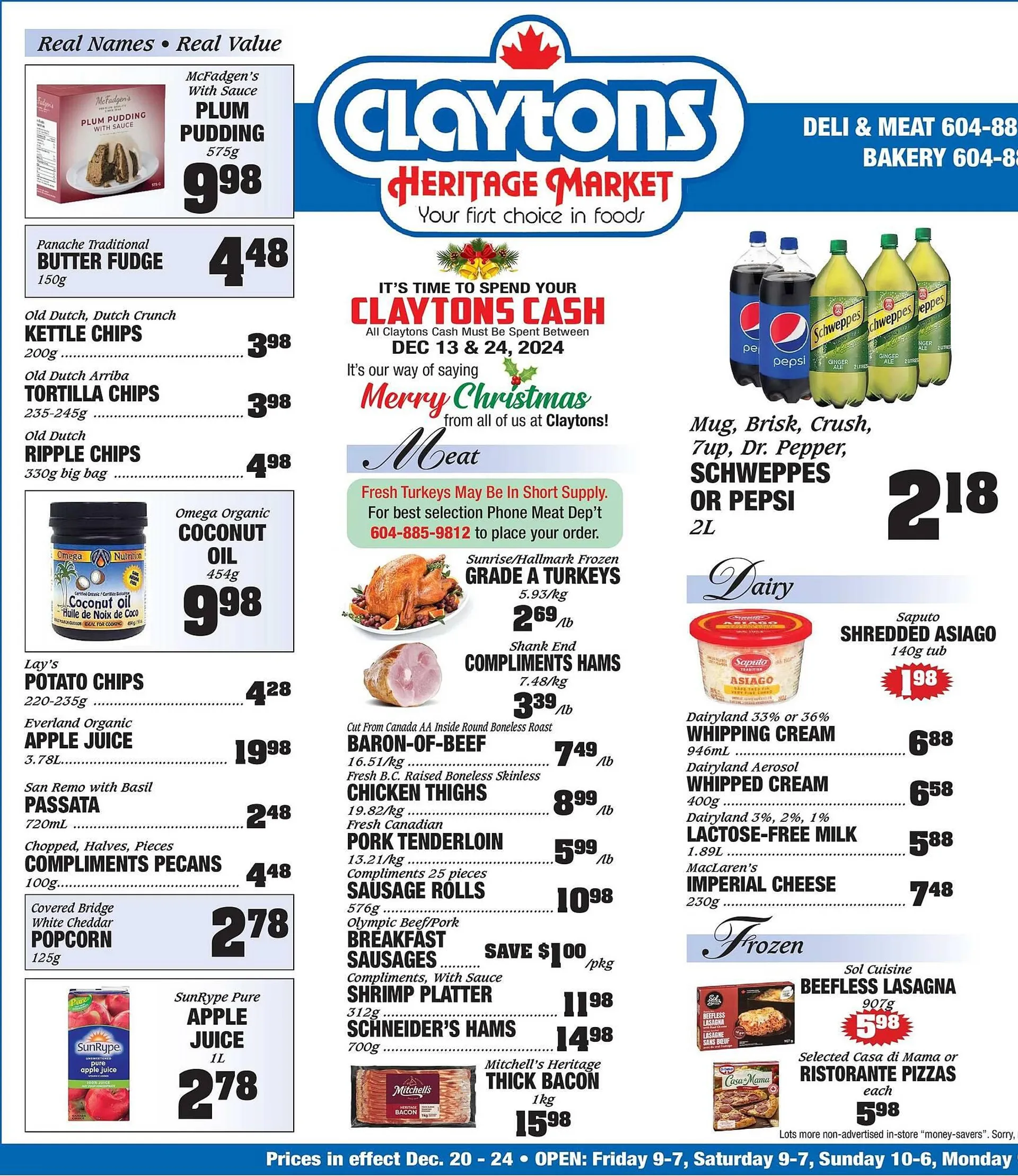 Claytons Heritage Market flyer - 1