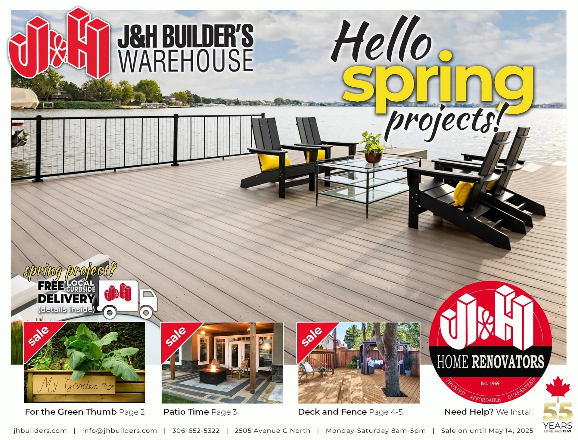 J&H Builders Warehouse flyer - 1