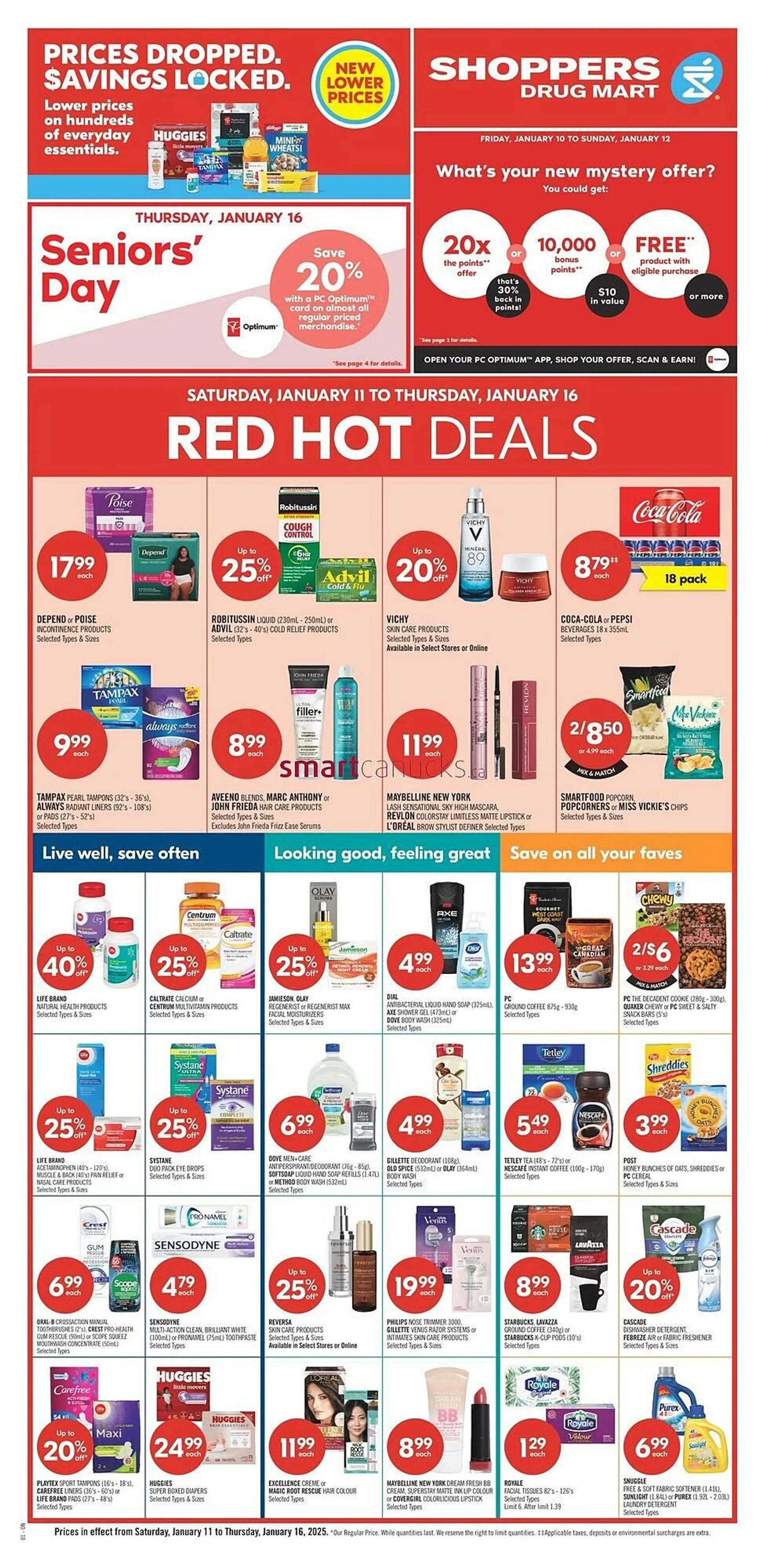 Shoppers Drug Mart flyer from January 9 to January 15 2025 - flyer page 3