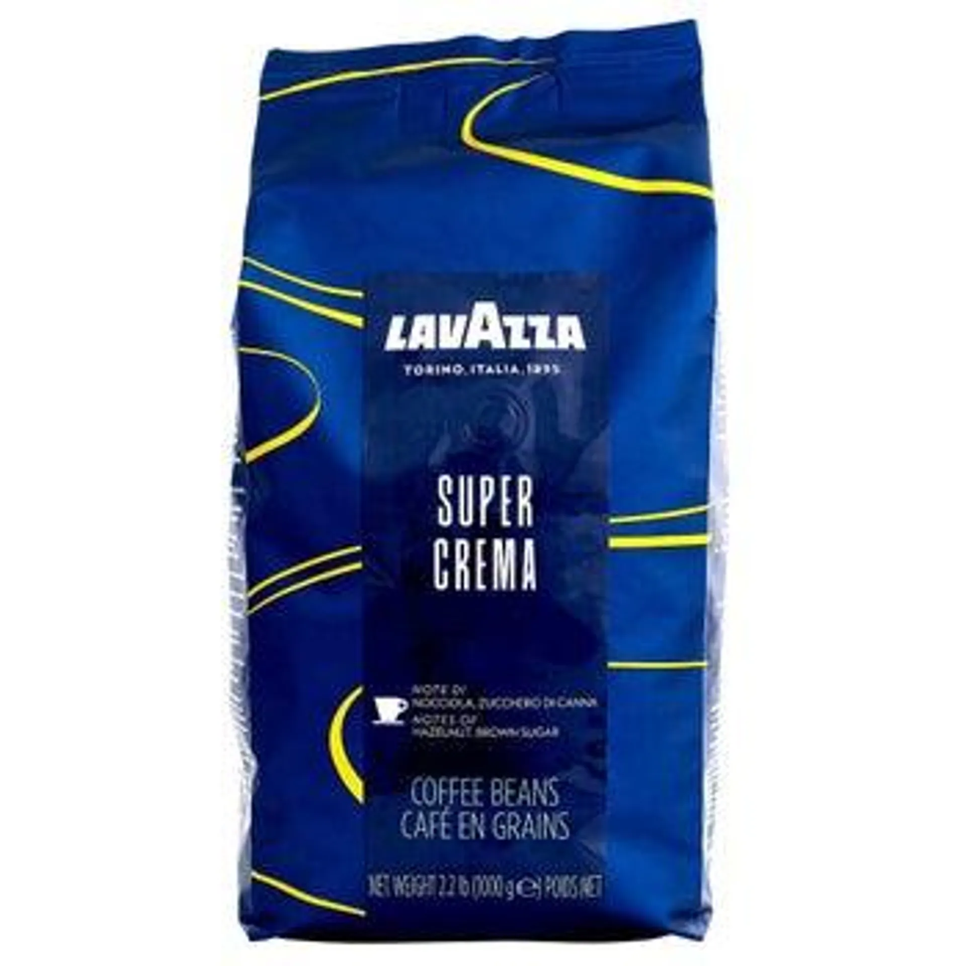 Lavazza Super Crema Whole Bean Coffee 1 kg