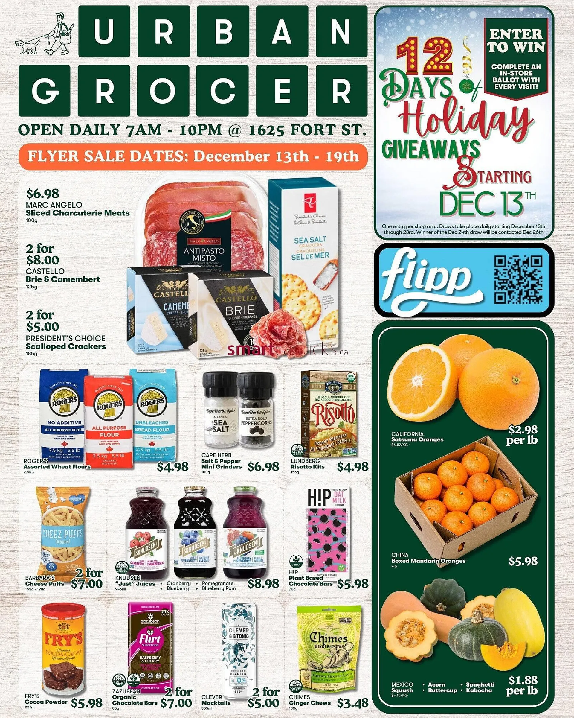 Urban Grocer flyer - 1