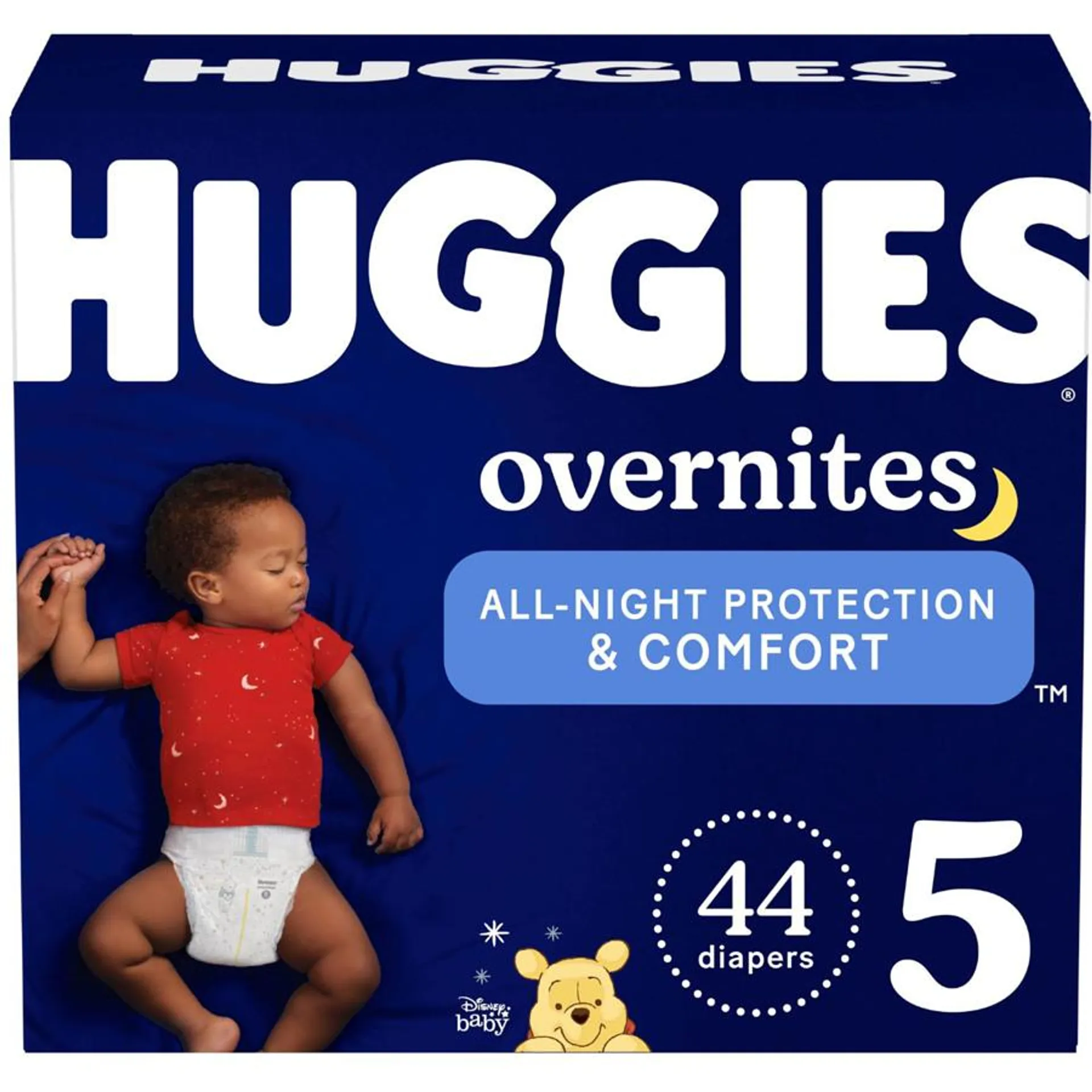 Overnites Nighttime Baby Diapers, Size 5, 44 Count